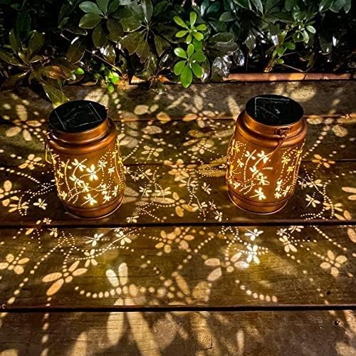 Dragonfly Birthday Gifts for Women Mom Grandma Solar Lanterns Outdoor Waterproof8