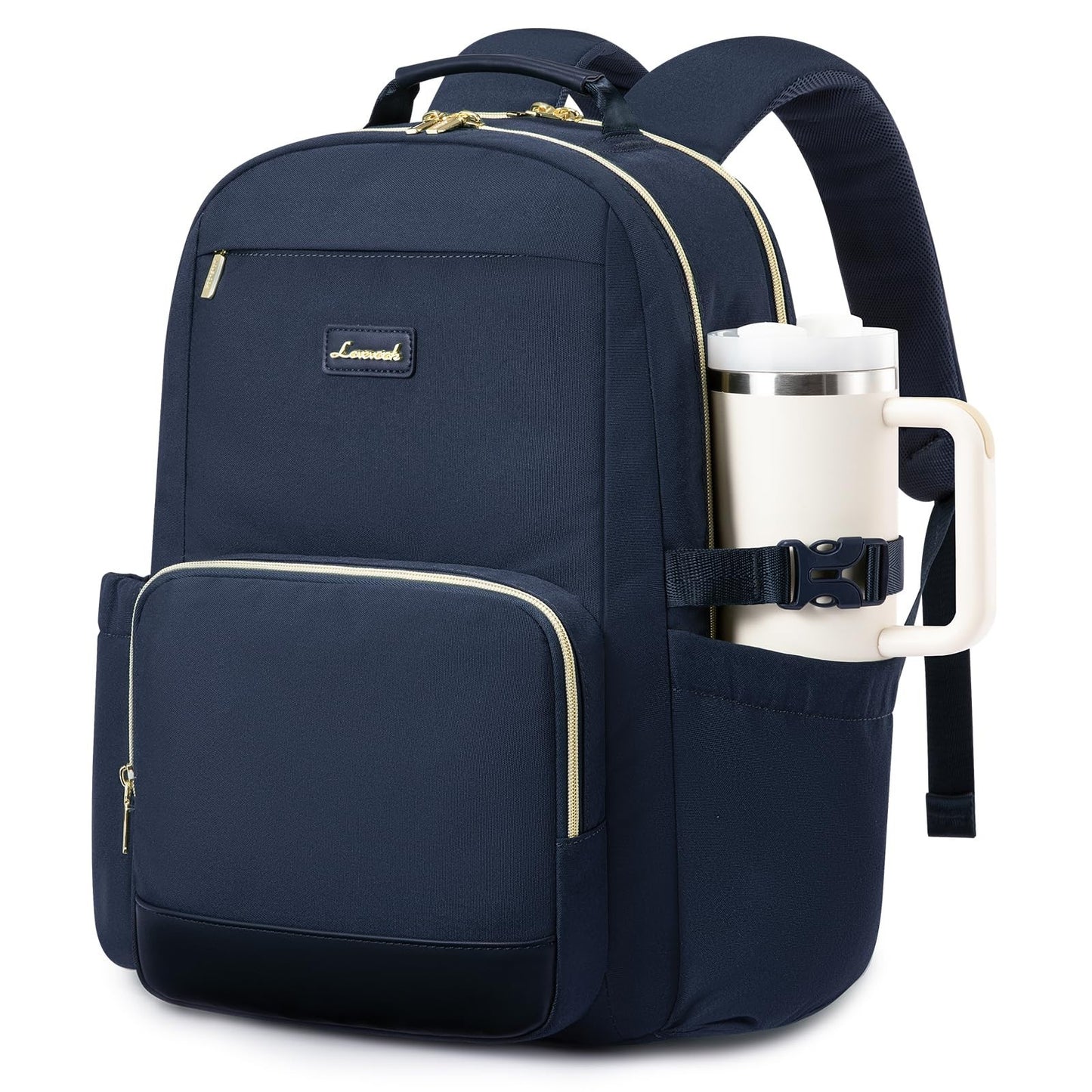 Stylish Waterproof Laptop Backpack for Women, 15.6" Large Capacity Travel Bag, P1