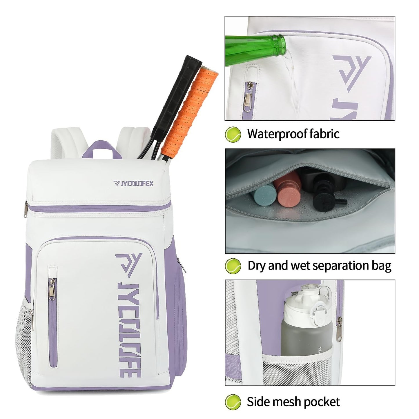 Waterproof Gym Duffel Backpack with Shoe Compartment, 4 Carry Methods, Sports &8