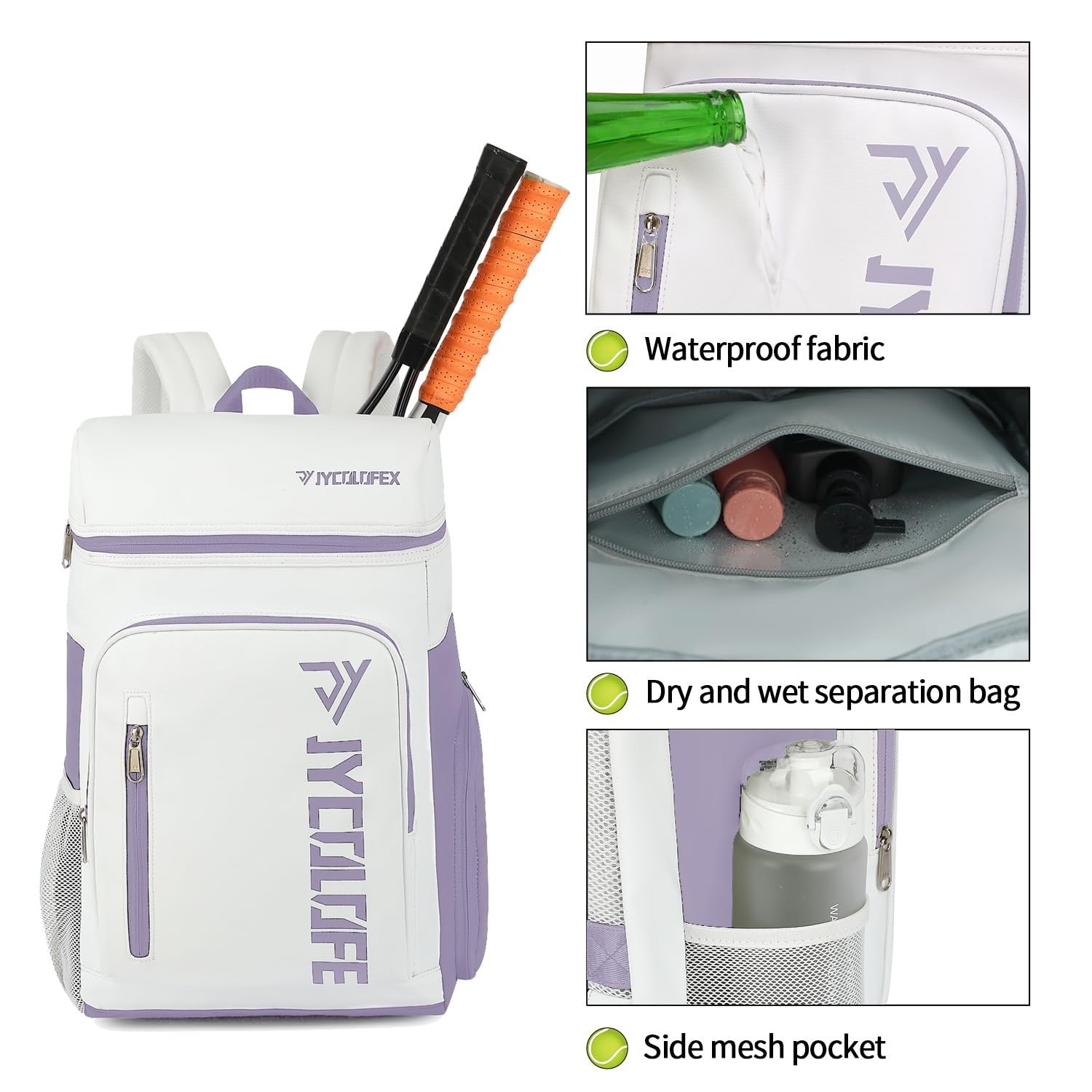 Waterproof Gym Duffel Backpack with Shoe Compartment, 4 Carry Methods, Sports &8