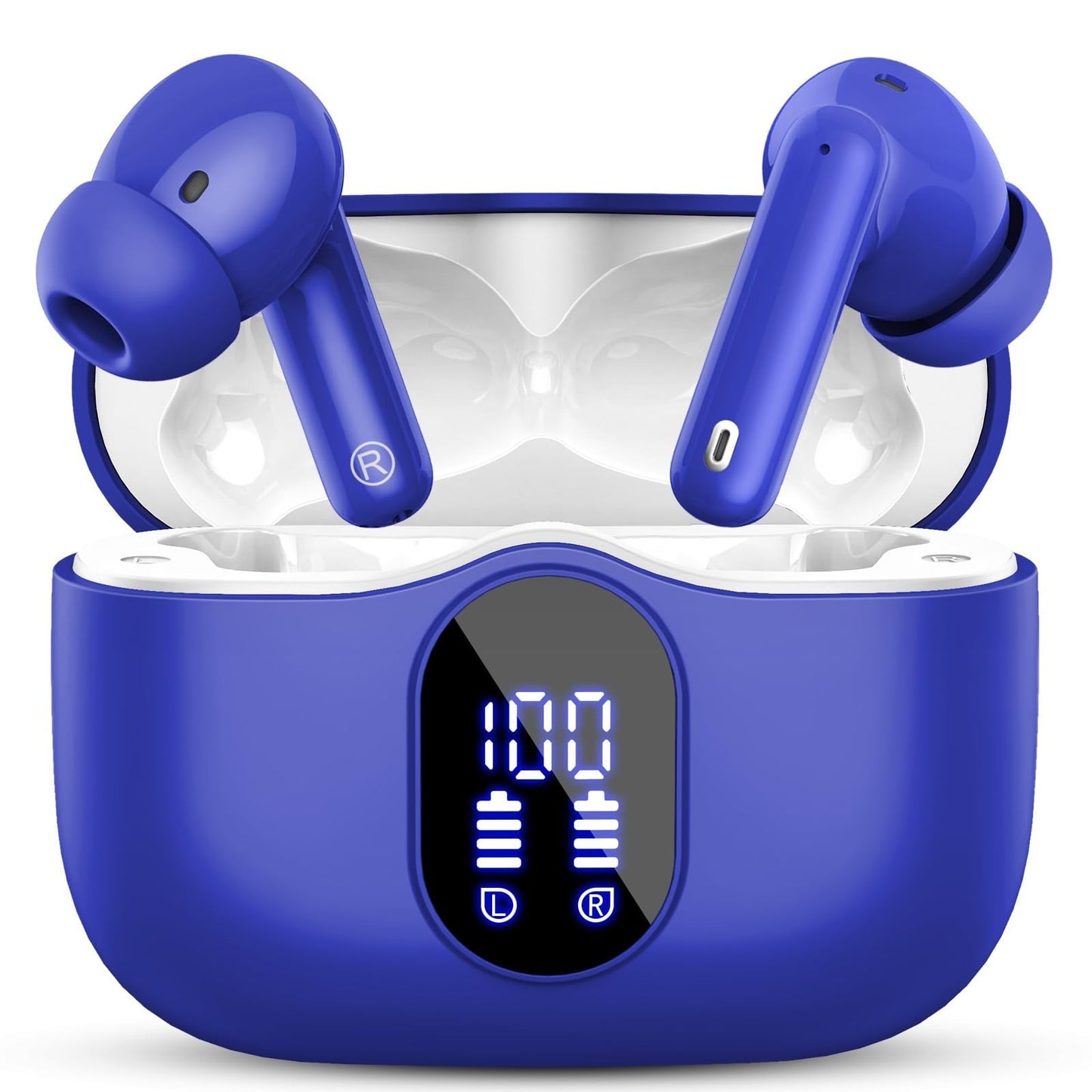 Wireless Bluetooth 5.4 Earbuds, Noise Cancelling, IP7 Waterproof, 36H Playtime,1