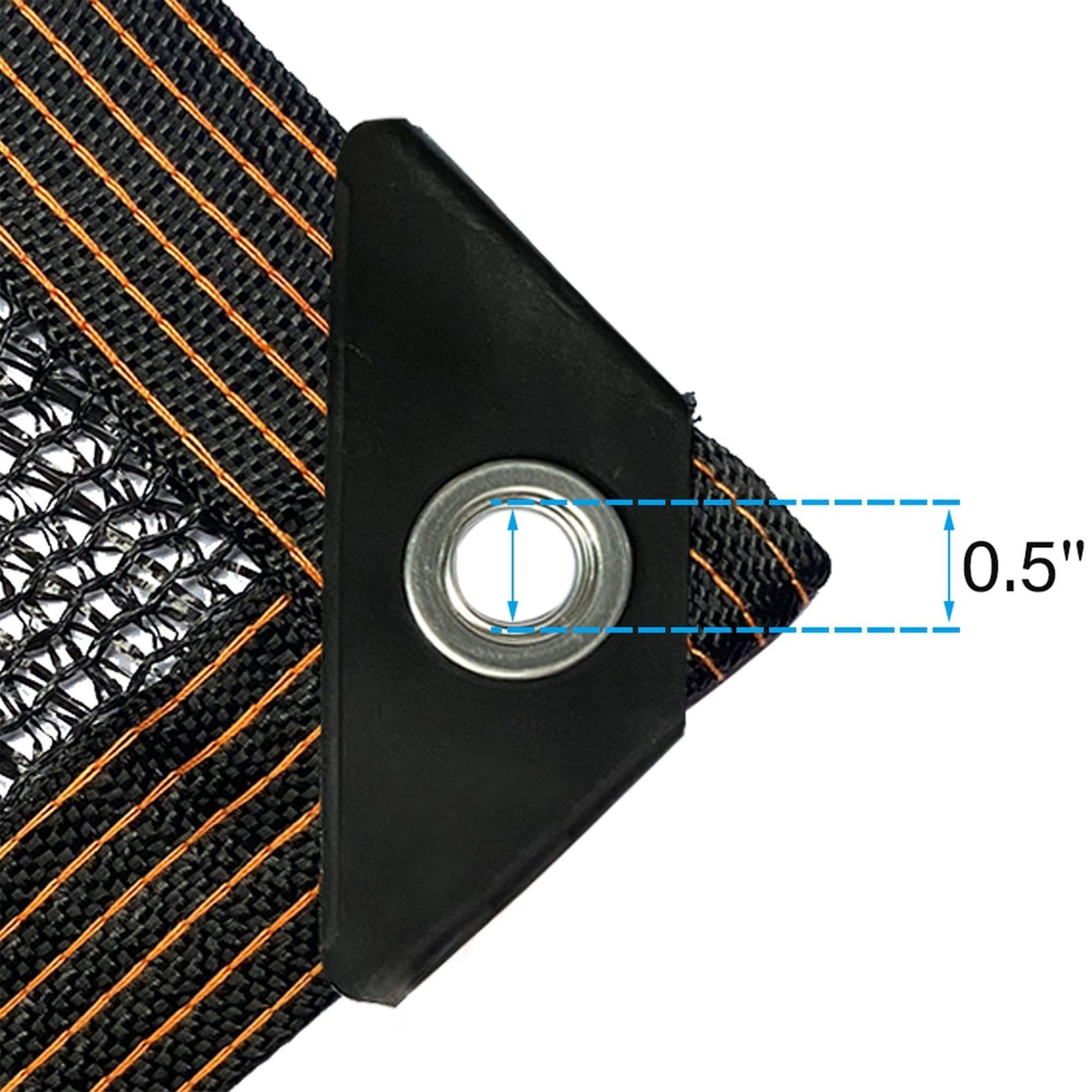 40% Black Shade Cloth 6.6x6.6 FT Durable Mesh Tarp with Grommets for Garden, Gre3