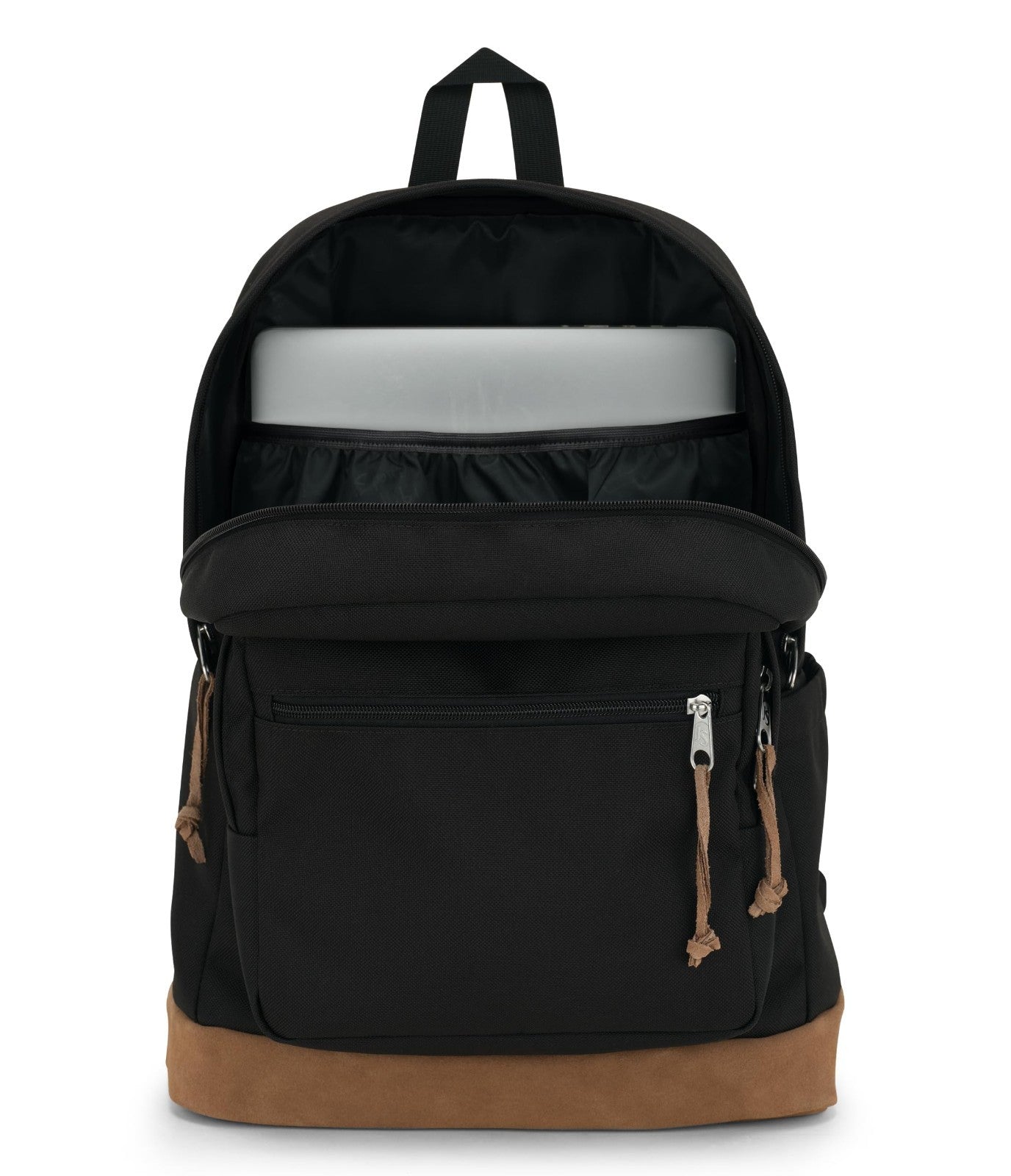 Durable Daypack Backpack with Padded 15" Laptop Sleeve & Water Bottle Pocket   B5