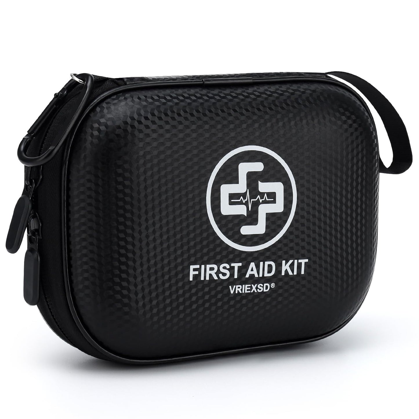 150 Piece Mini First Aid Kit   Waterproof Hard Shell for Home, Travel, Camping &1