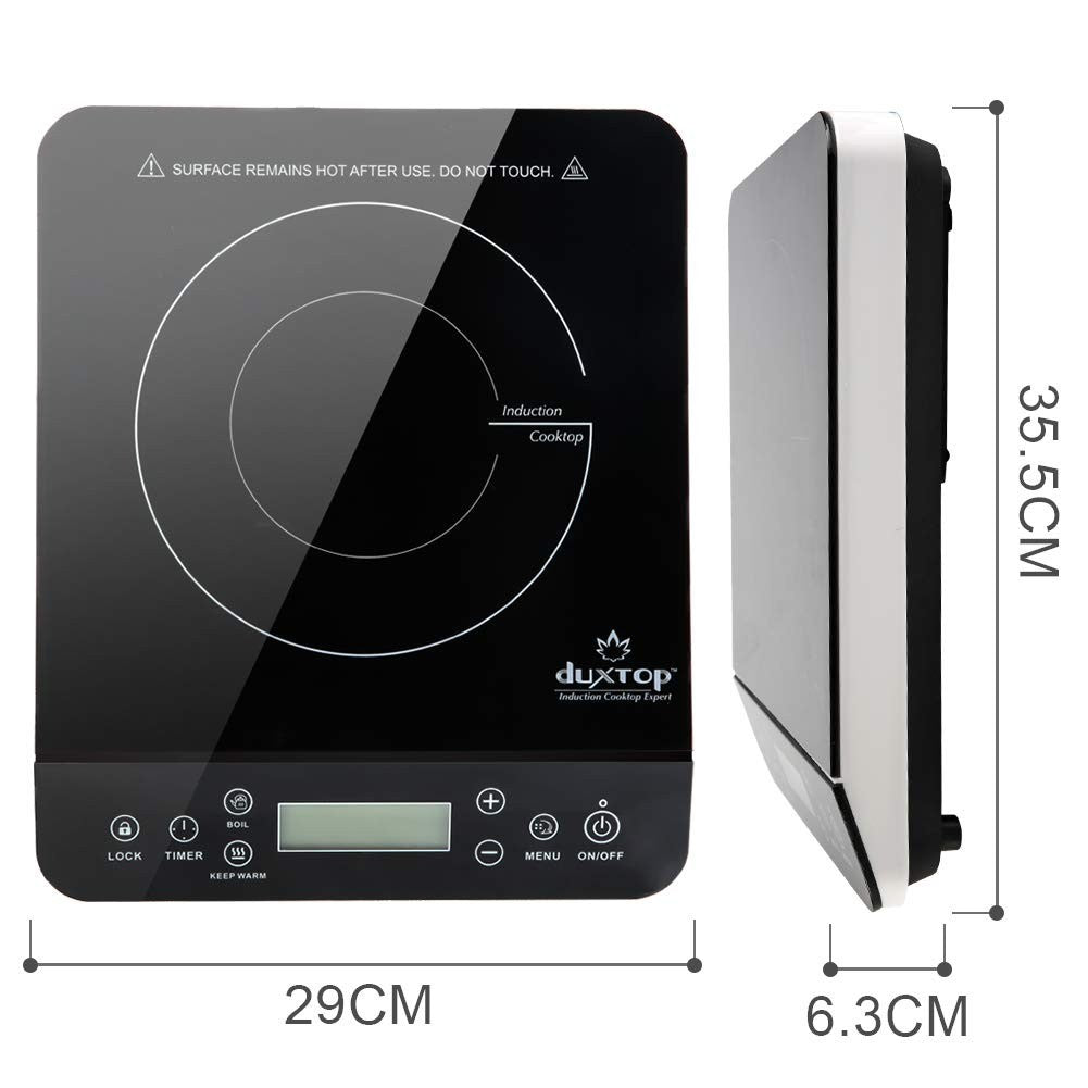 Portable Induction Cooktop 1800W, Countertop Burner with LCD Touch Control, Hot1