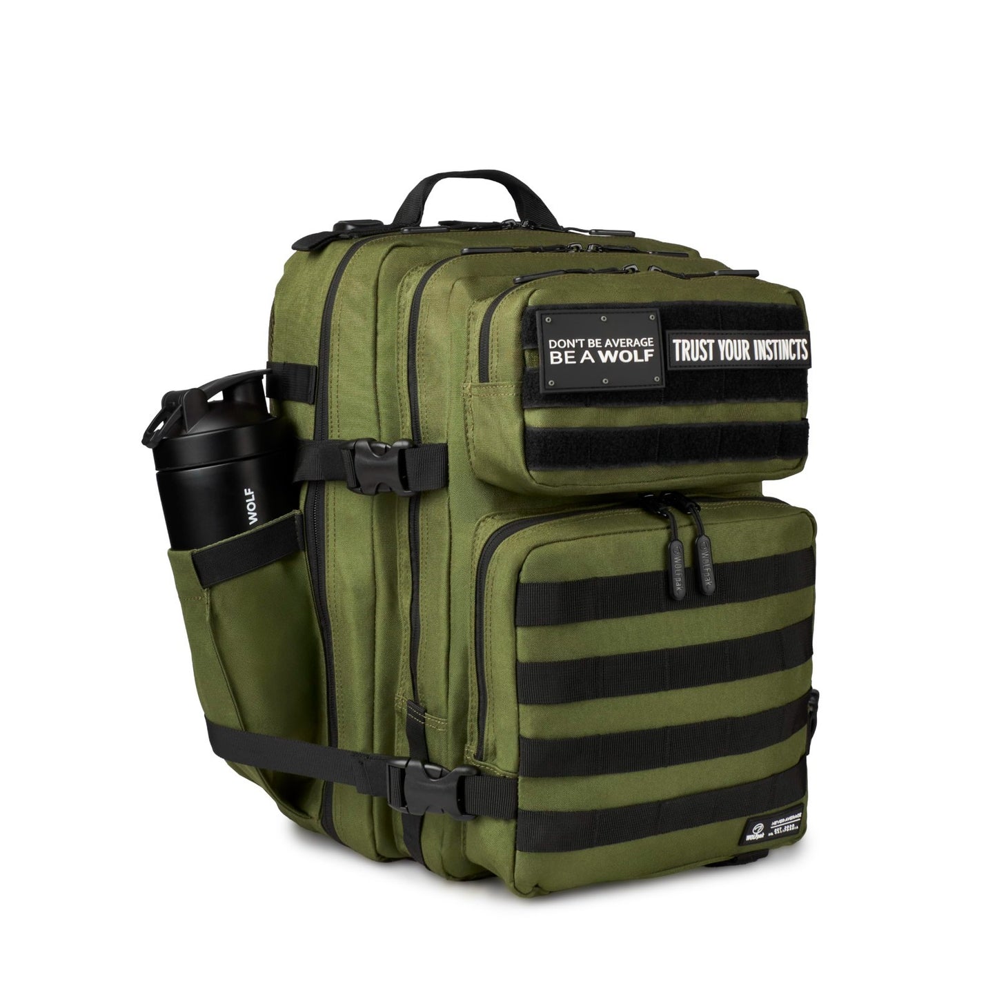 Durable 35L Waterproof Gym Backpack   1000D Oxford, MOLLE Webbing, Laptop Pocket2