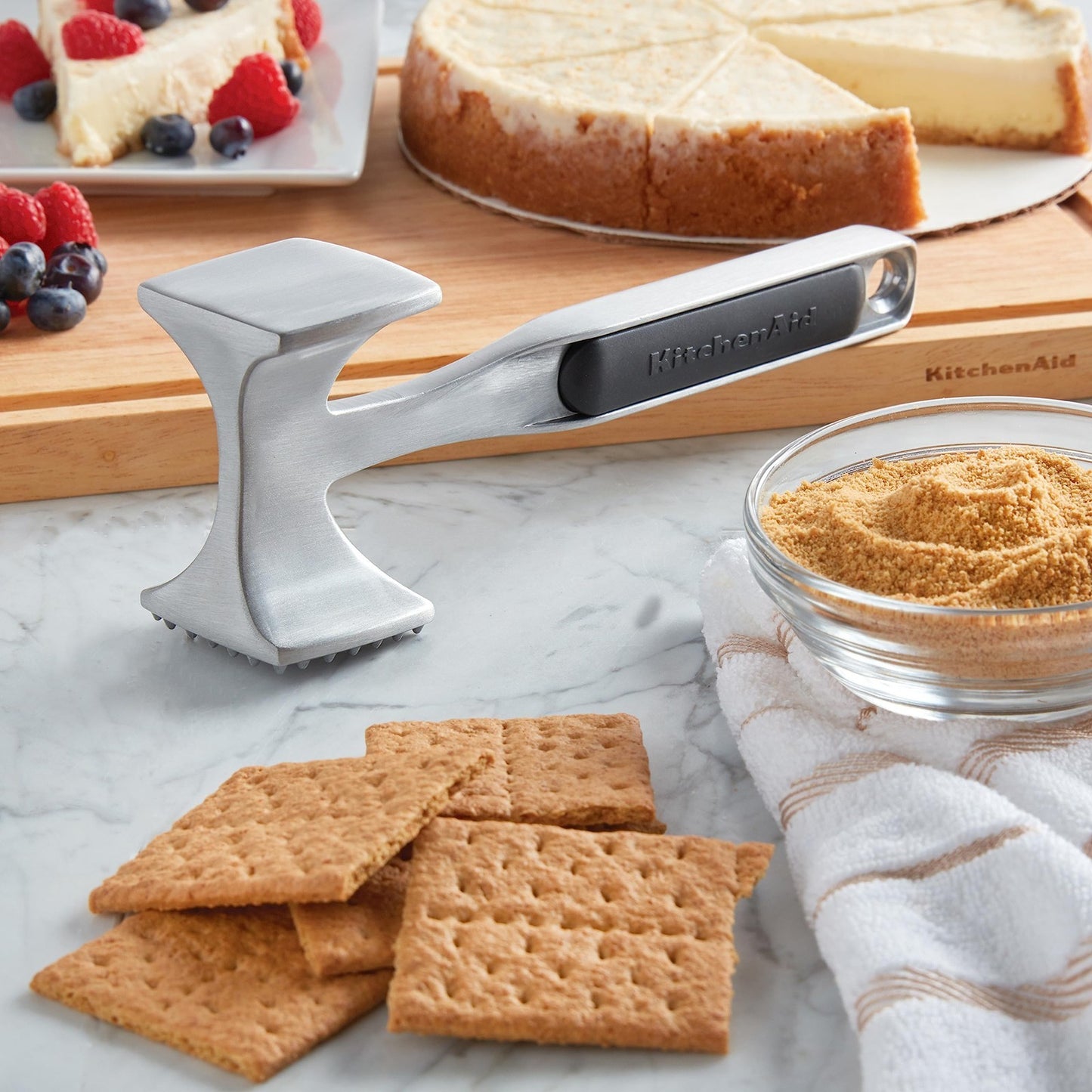 Multi Sided Meat Tenderizer for Pounding Meats, Nuts & Shellfish   Easy Storage,5