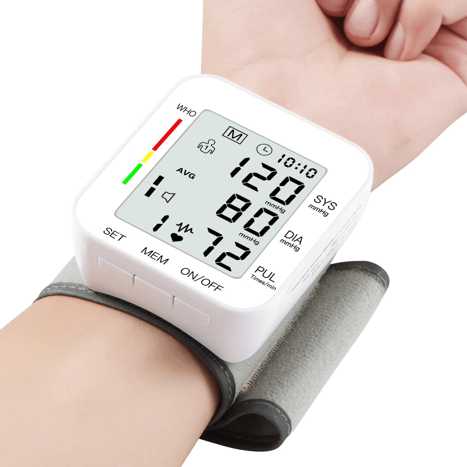 Wrist Blood Pressure Monitor   FDA Cleared, Large LCD, 99 Memory Sets, Adjustabl2