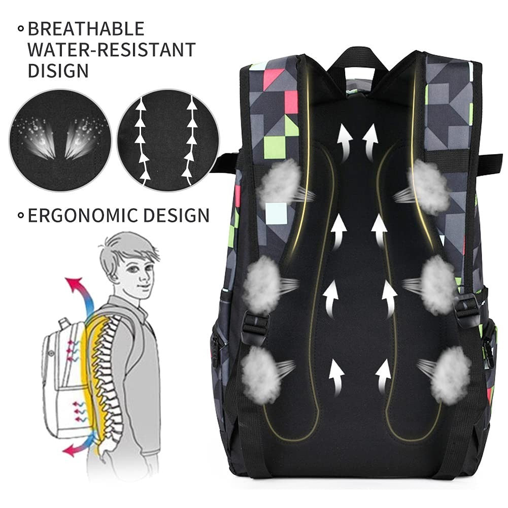 Lightweight School Backpack Travel Bag for Men & Women   College, Hiking, Daily3