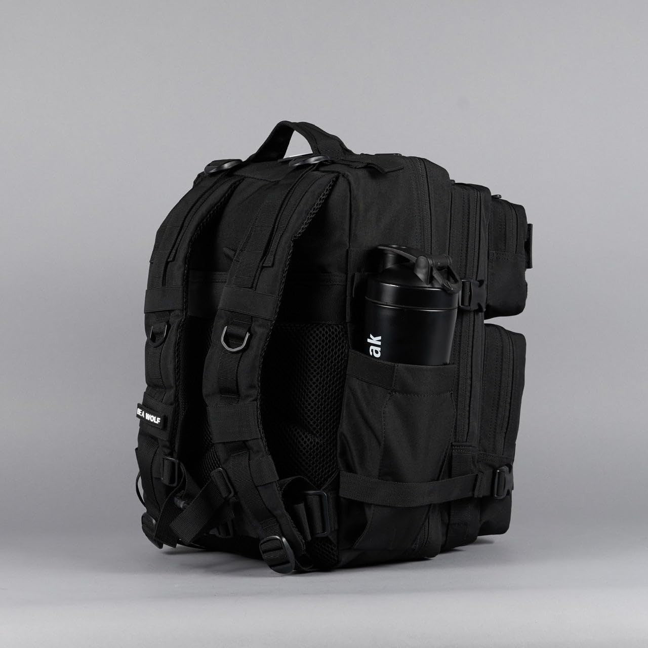 Durable 35L Waterproof Gym Backpack   1000D Oxford, MOLLE Webbing, Laptop Pocket7