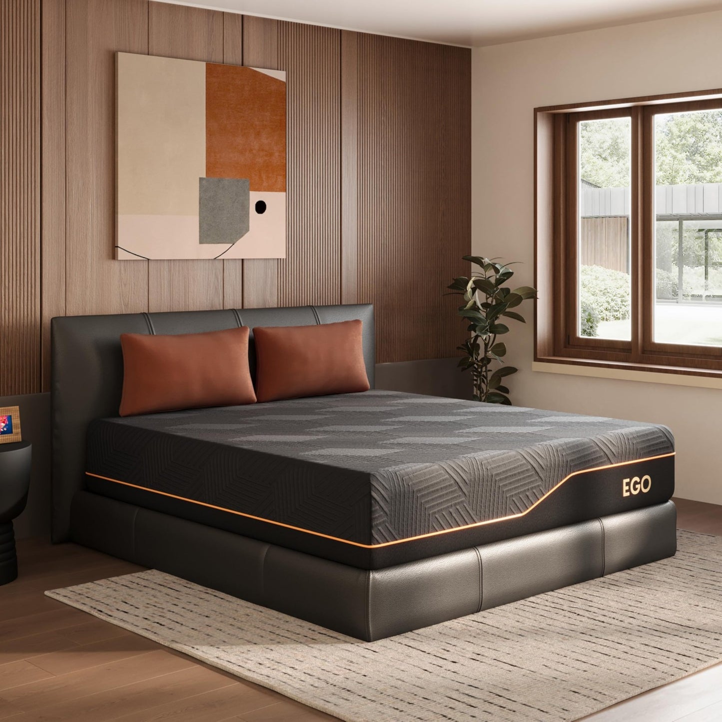 Cal King 12" Memory Foam Mattress   Cool, Medium Firm, Pain Relief, Copper Gel,5