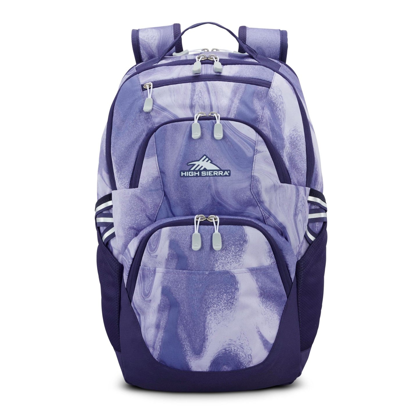 Travel Laptop Backpack with Drop Protection Pocket, Tablet Sleeve, Purple Marble2