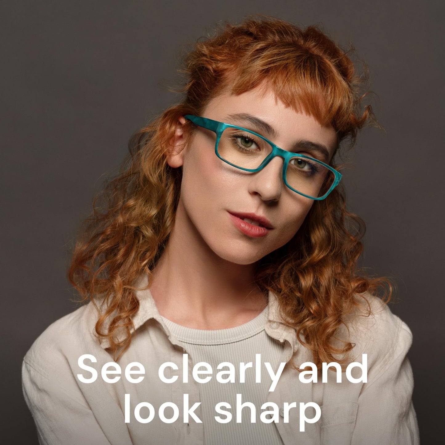 2.5x Professional Reading Glasses - All-Day Comfort, Blue Light Protection, FSA-6
