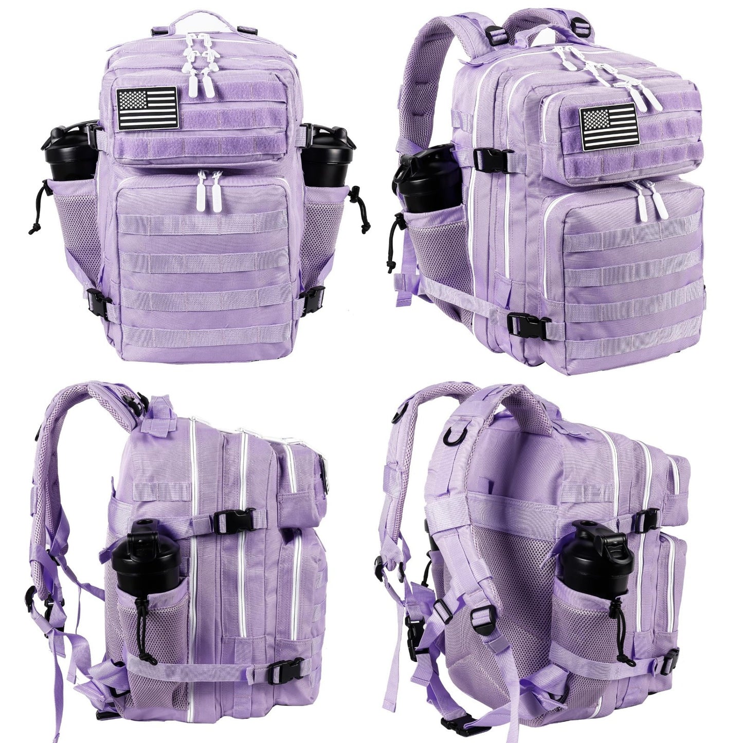 Tactical Military Backpack 25L/35L   Army Assault Pack, Small Rucksack with Bott2