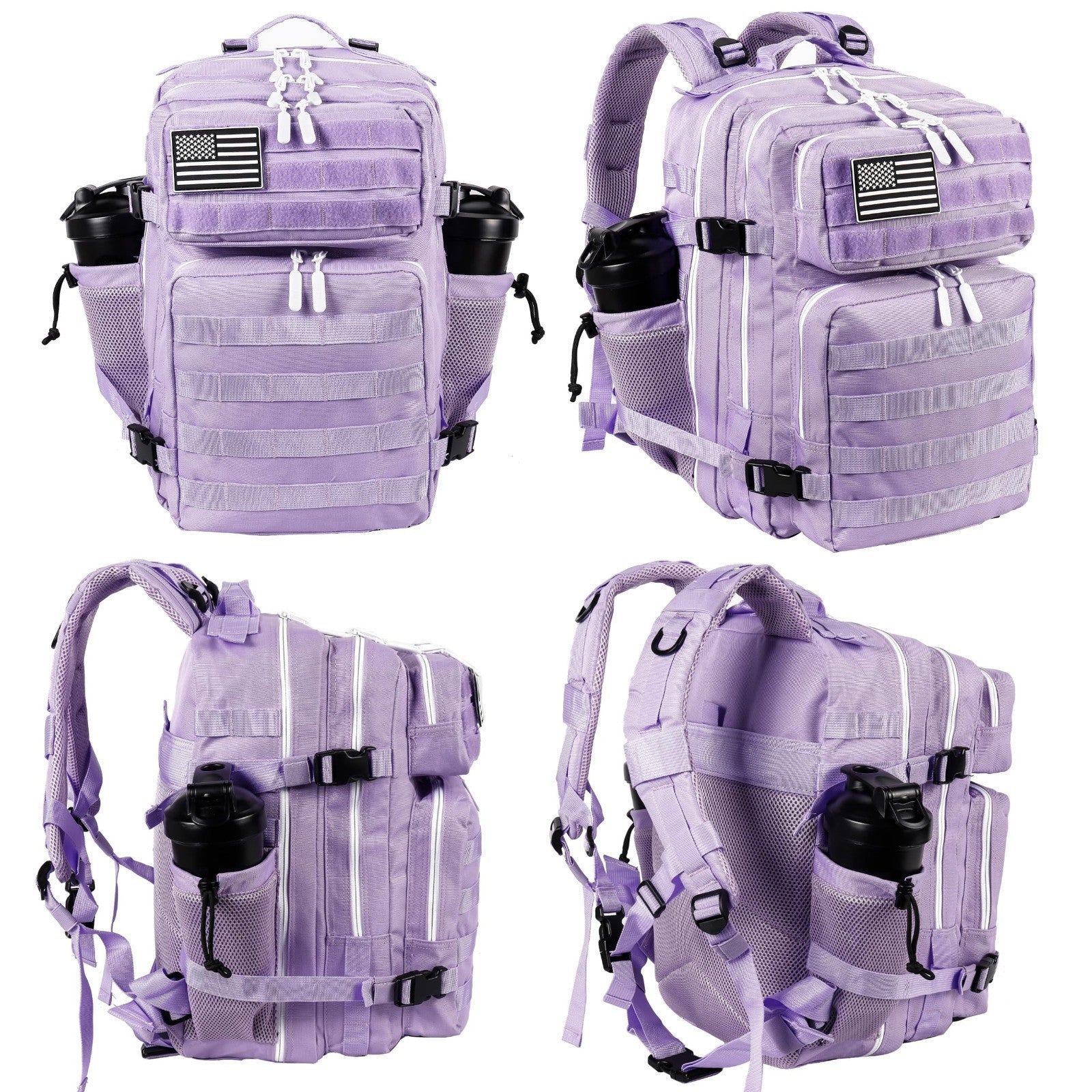 Tactical Military Backpack 25L/35L   Army Assault Pack, Small Rucksack with Bott2