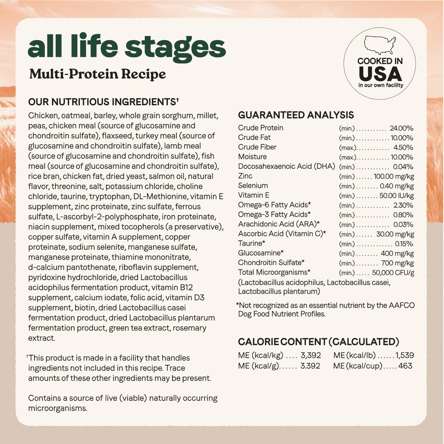 Multi Protein Dog Food for All Life Stages   Chicken, Turkey, Lamb & Fish, 27 lb5
