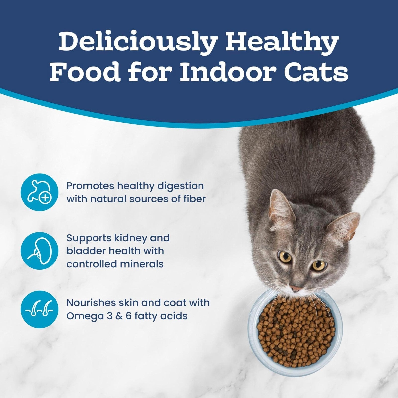 Indoor Dry Cat Food   Chicken Flavor, 22 lb   Healthy & Nutritious for Adult Cat3