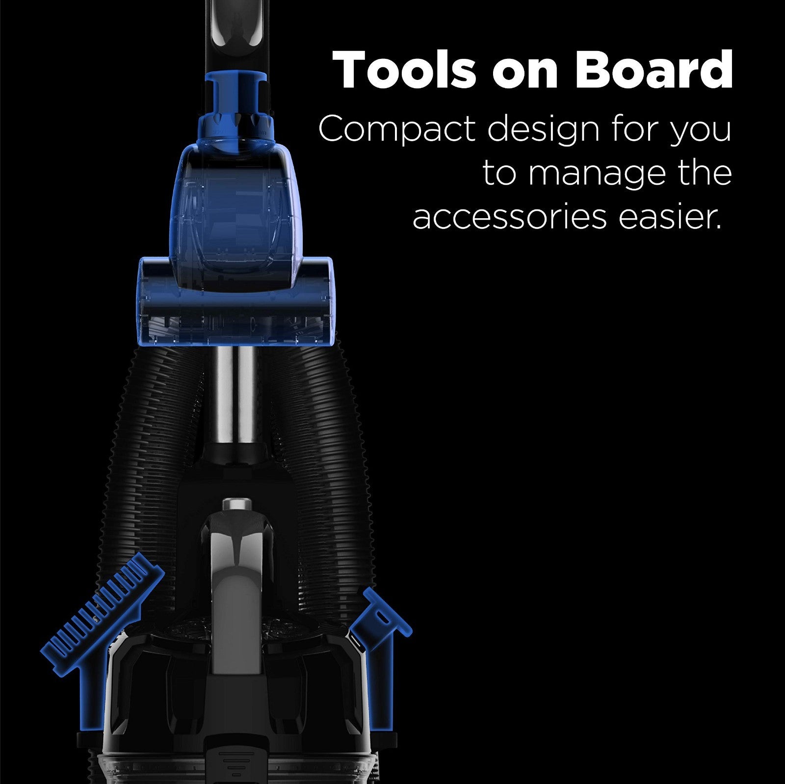 Lightweight Bagless Upright Vacuum for Carpet & Hard Floors, Pet Hair Turbo Brus6