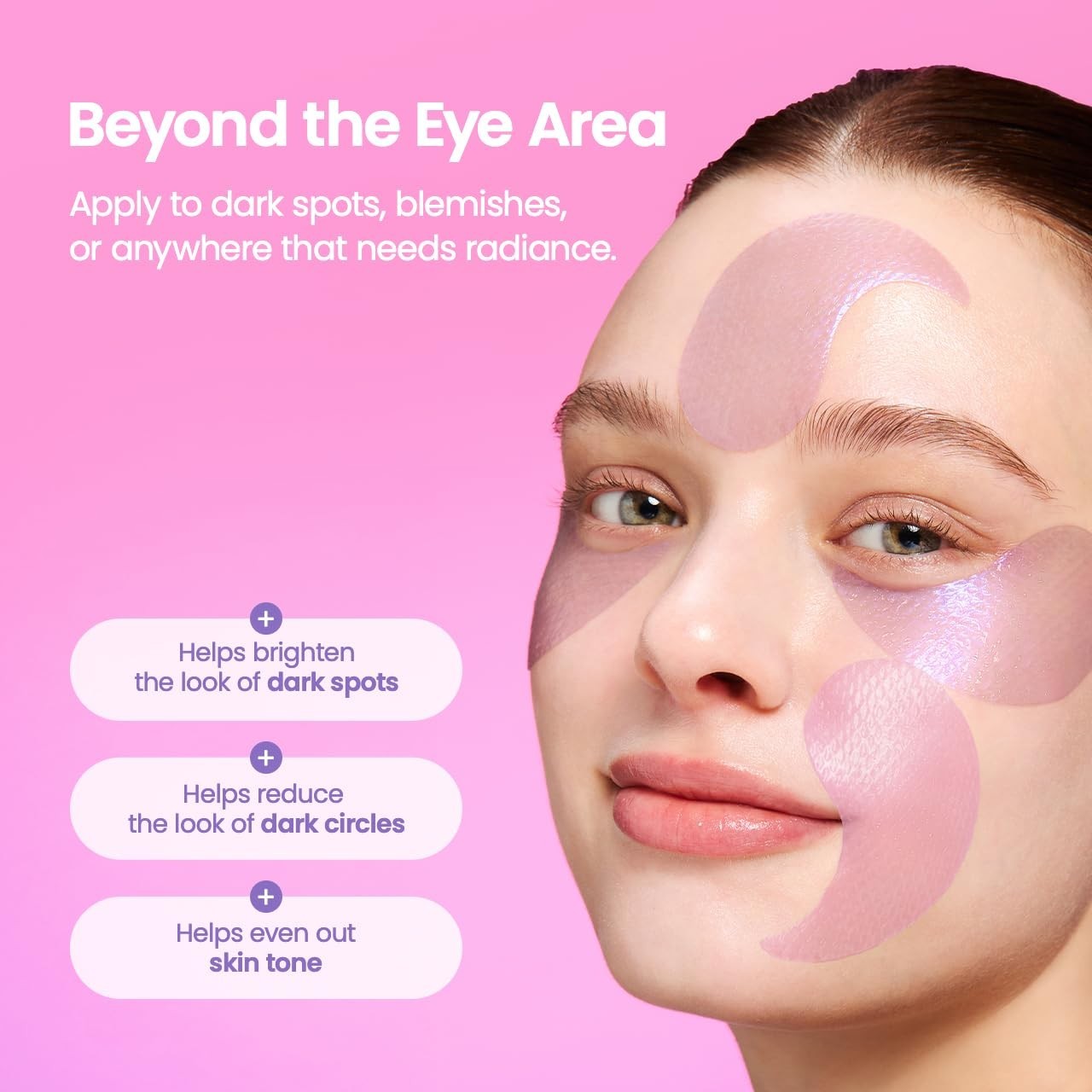 Nourishing Caviar Eye Patches for Dark Circles & Puffiness - 60 Count, Korean Sk7