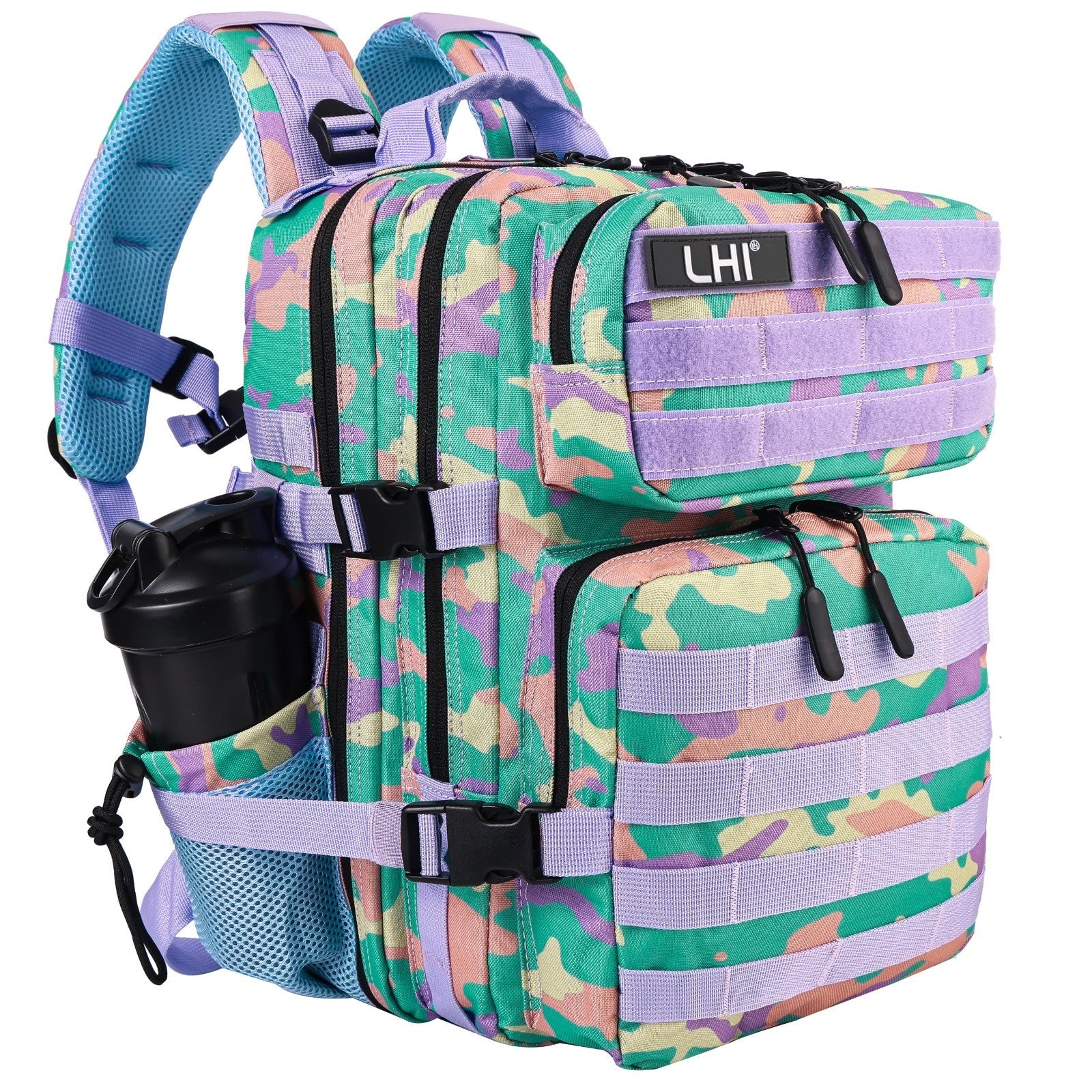 Tactical Military Backpack 25L/35L   Army Assault Pack, Small Rucksack with Bott1
