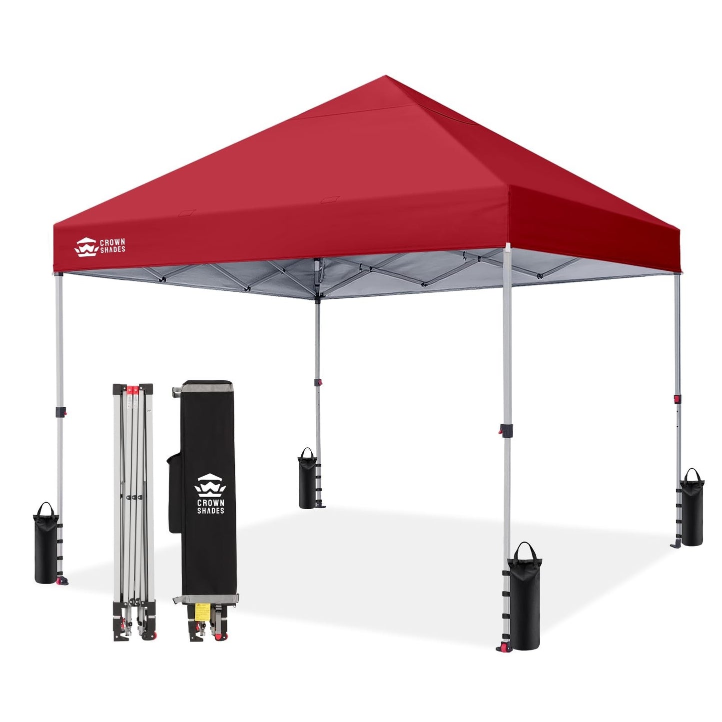 8x8 Pop Up Canopy Tent   One Push Setup, Easy Outdoor Sun Shade for Events, Part1