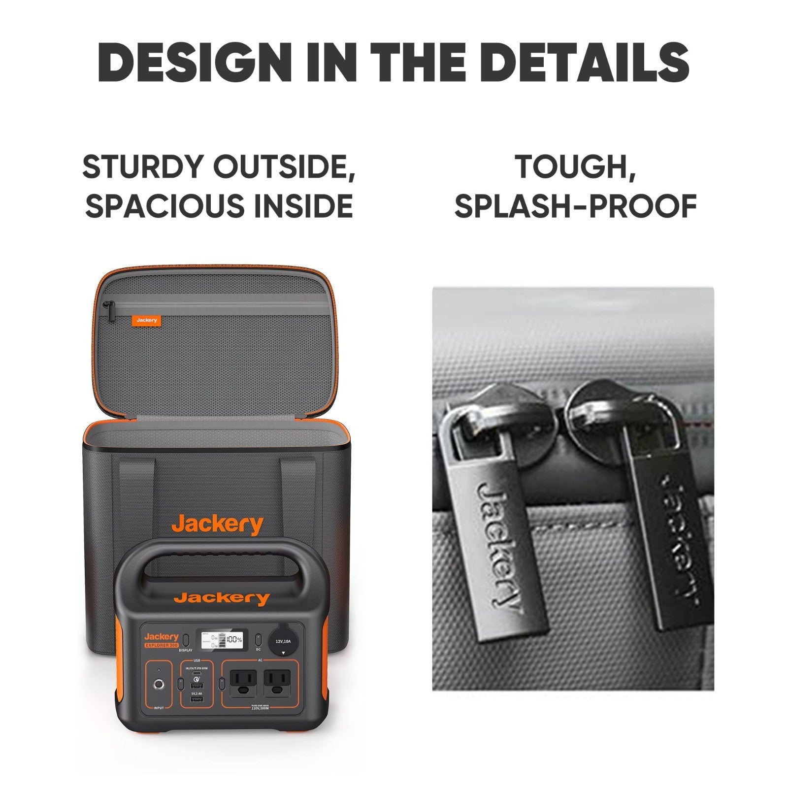 Portable Power Station 292Wh Backup Battery with Carry Bag   Solar Generator for7