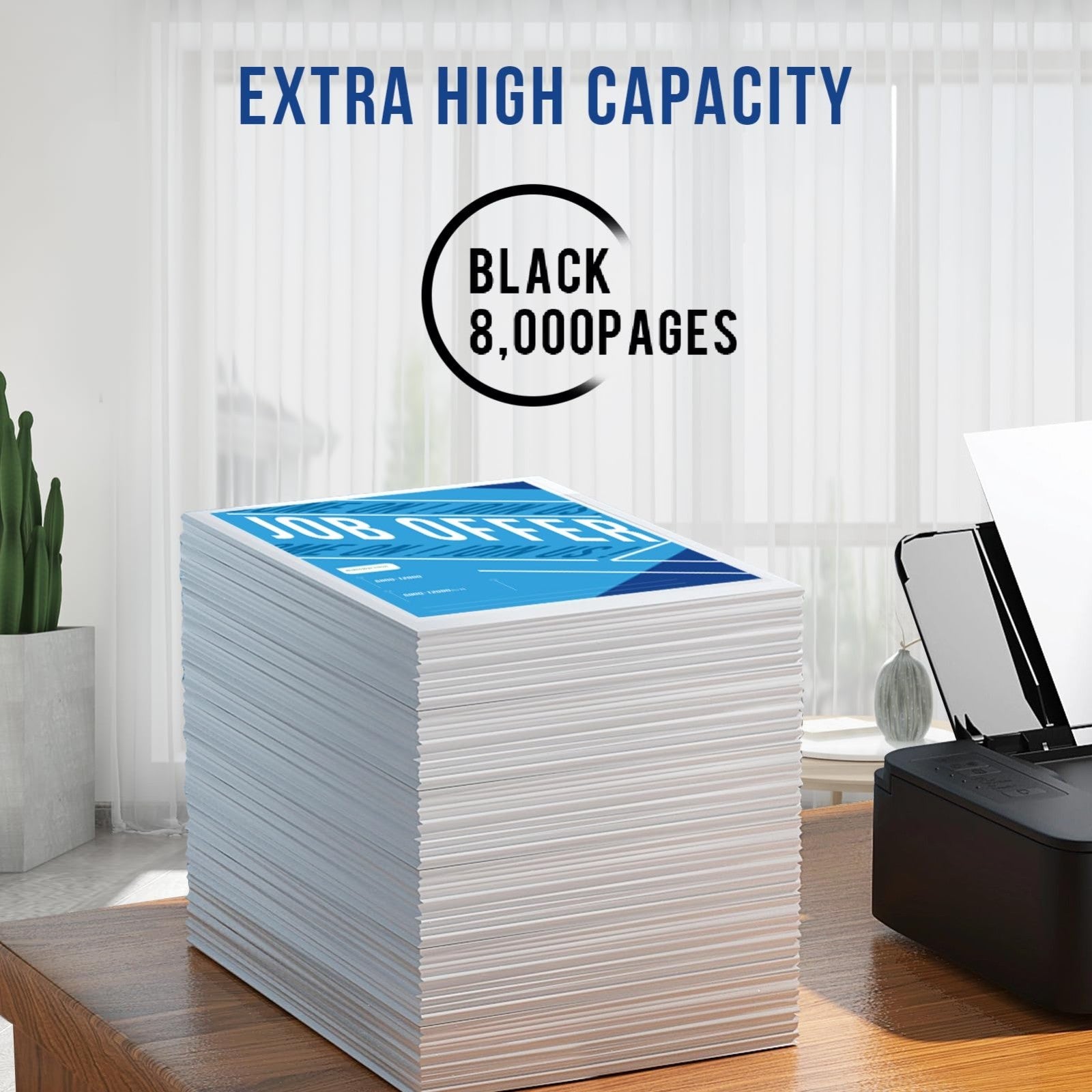 High Capacity Black Toner Cartridge for Xerox C310 C315 - 8000 Pages Compatible3