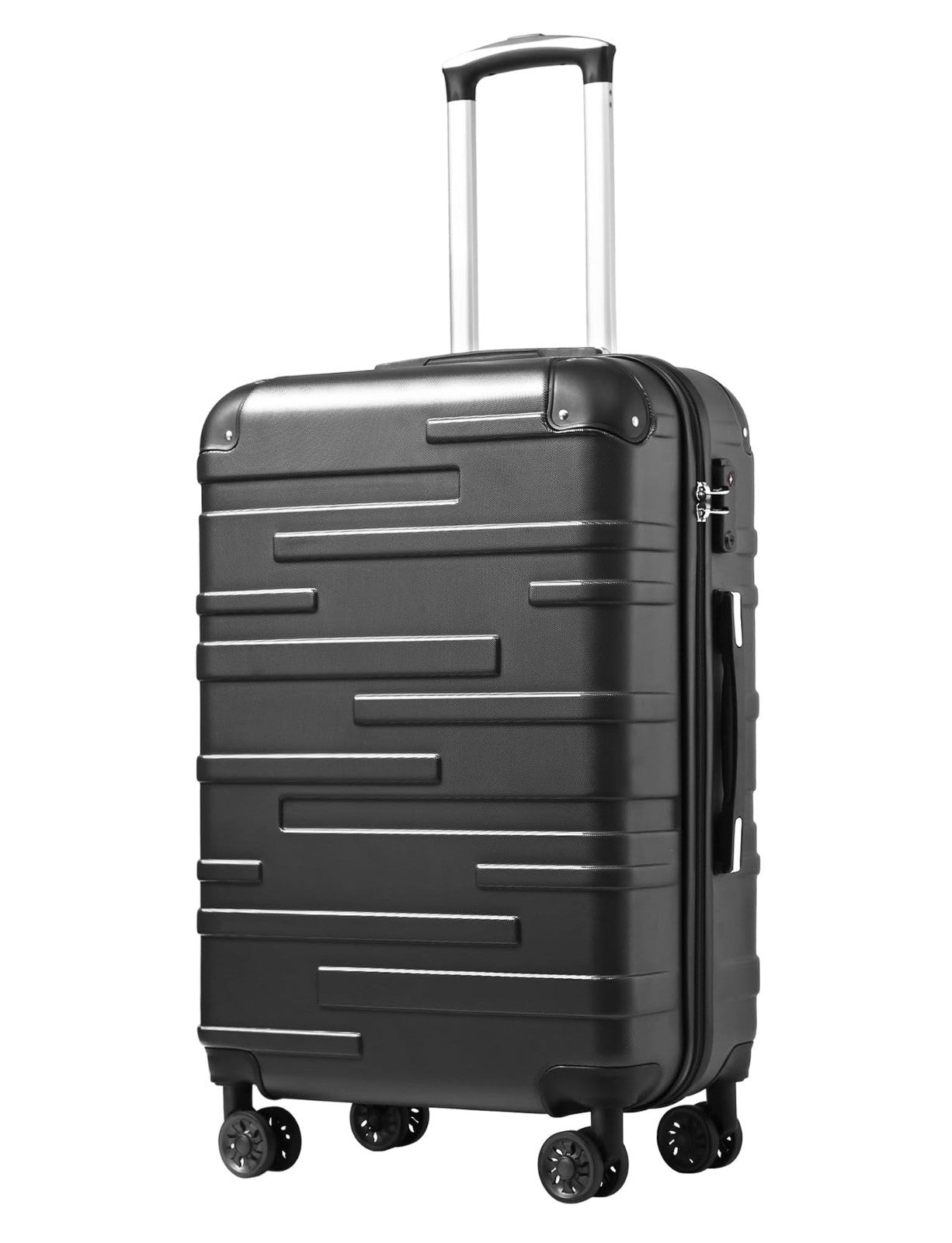 28" Hardside ABS Luggage with TSA Lock, 360° Spinner Wheels, Expandable, Scratch1
