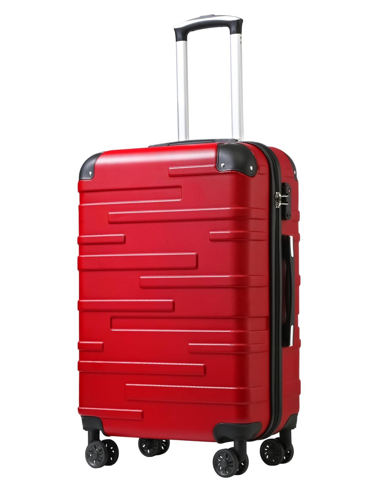 28" Hardside ABS Luggage with TSA Lock, 360° Spinner Wheels, Expandable, Scratch1