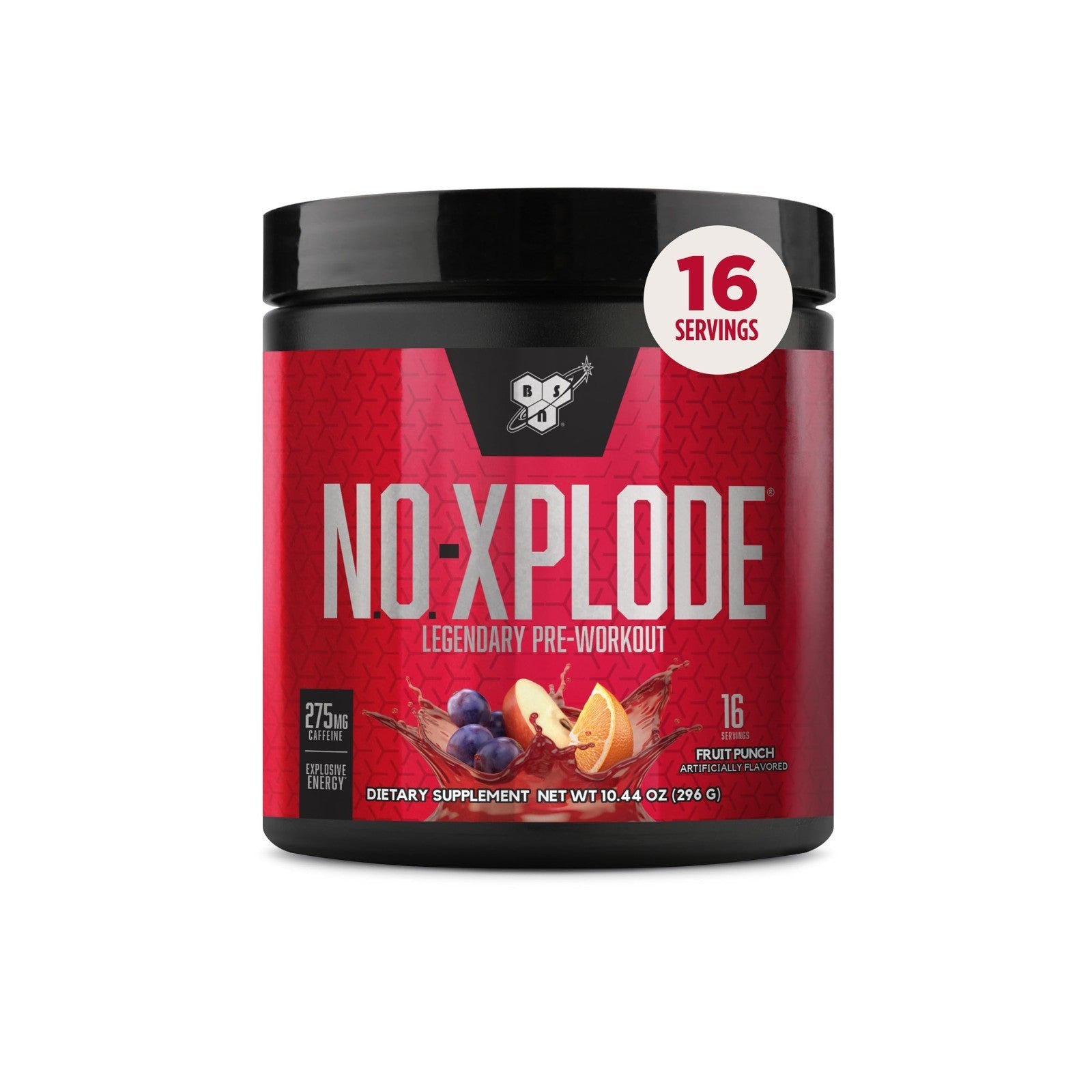 Pre Workout Powder with Creatine & Beta-Alanine, Fruit Punch, 16 Servings - Ener1