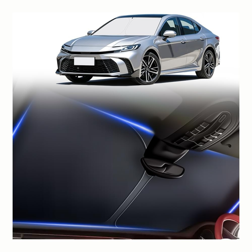 Car Windshield Sun Shade for 2025-2026 Toyota Camry, Foldable Oxford Cloth Cover1