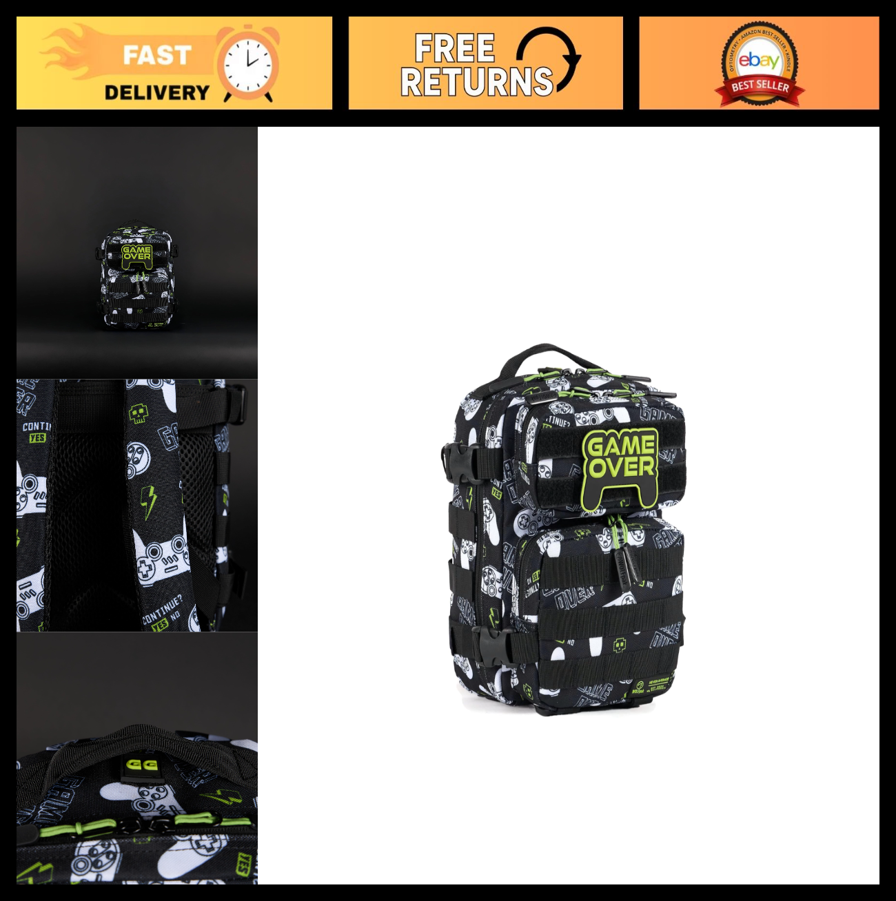 Tactical Backpack for Men & Women | Compact Lightweight Everyday Carry Gym Bag0