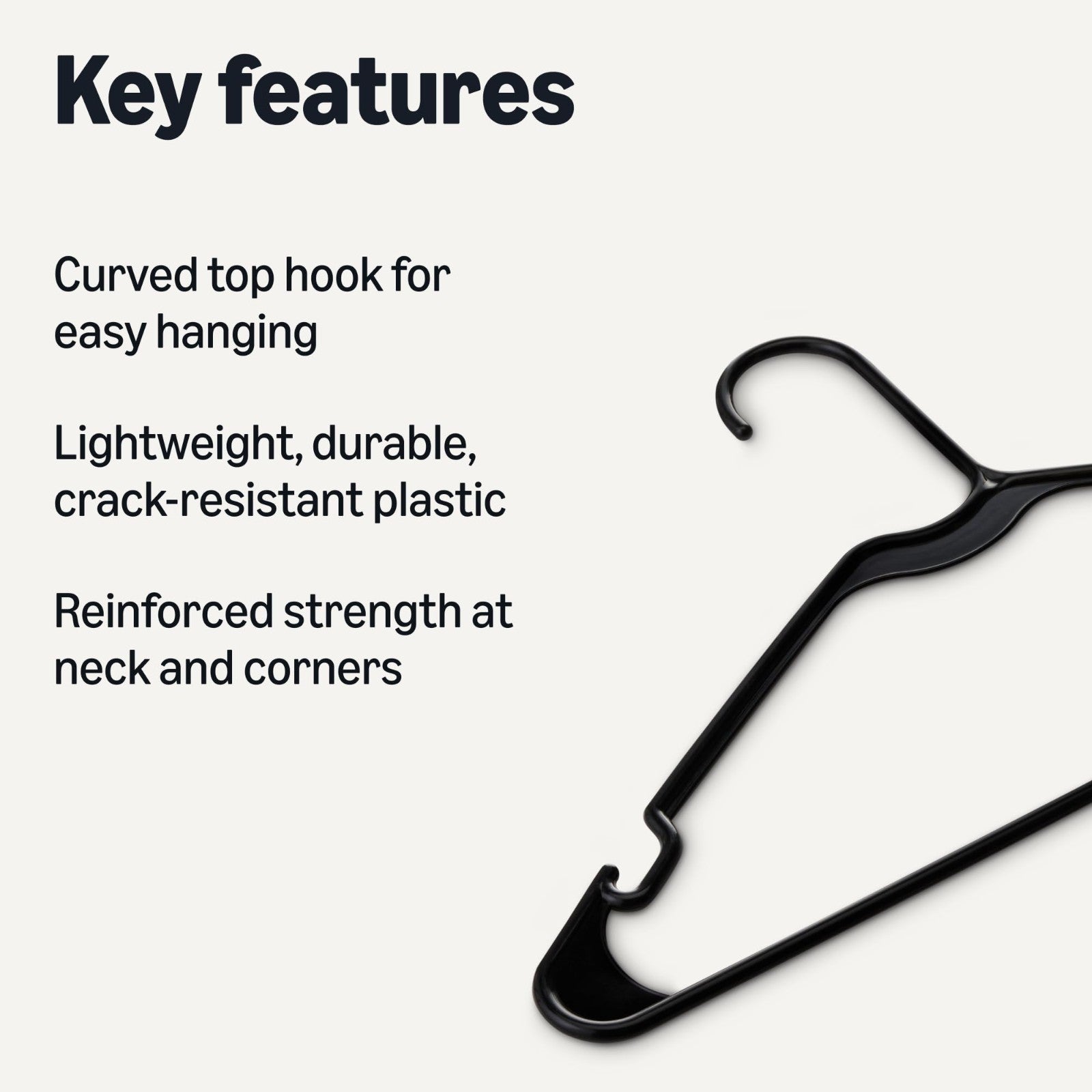 Space Saving Plastic Clothes Hangers   Sturdy Closet Organizer for Shirts & Jack3