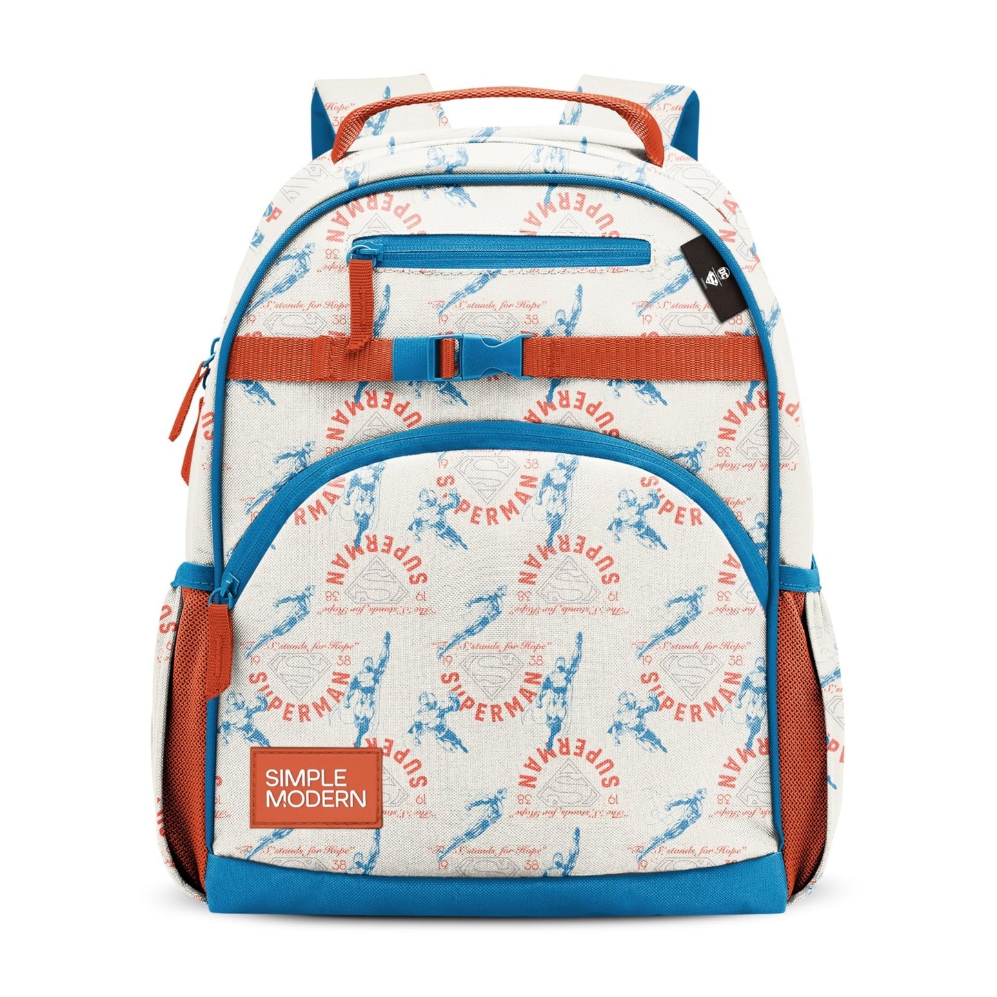Superman Kids Backpack 12L for School, Boys & Girls, Lightweight, Durable Design1