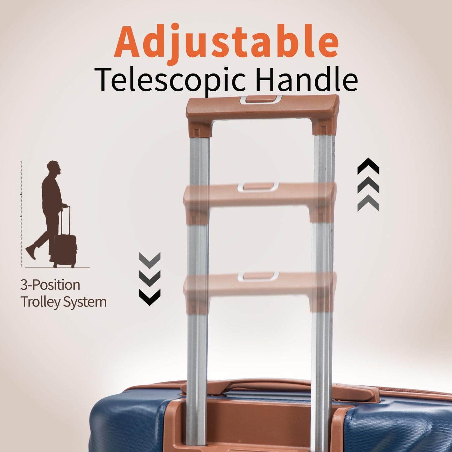 10-Piece Expandable Luggage Set, Airline Approved Carry-On Suitcases, Spinner Wh4