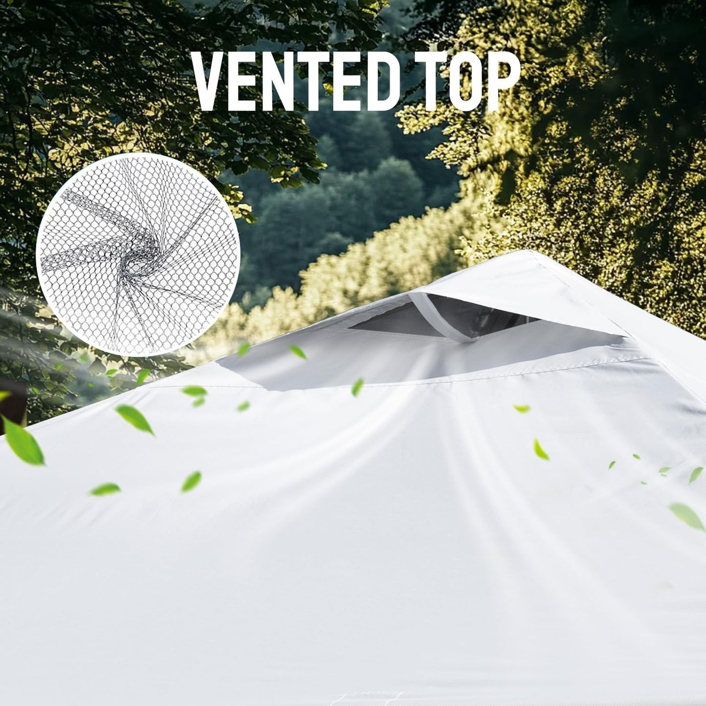 10x10 Pop Up Canopy Tent   Waterproof Outdoor Shelter with Instant Setup, Stakes5