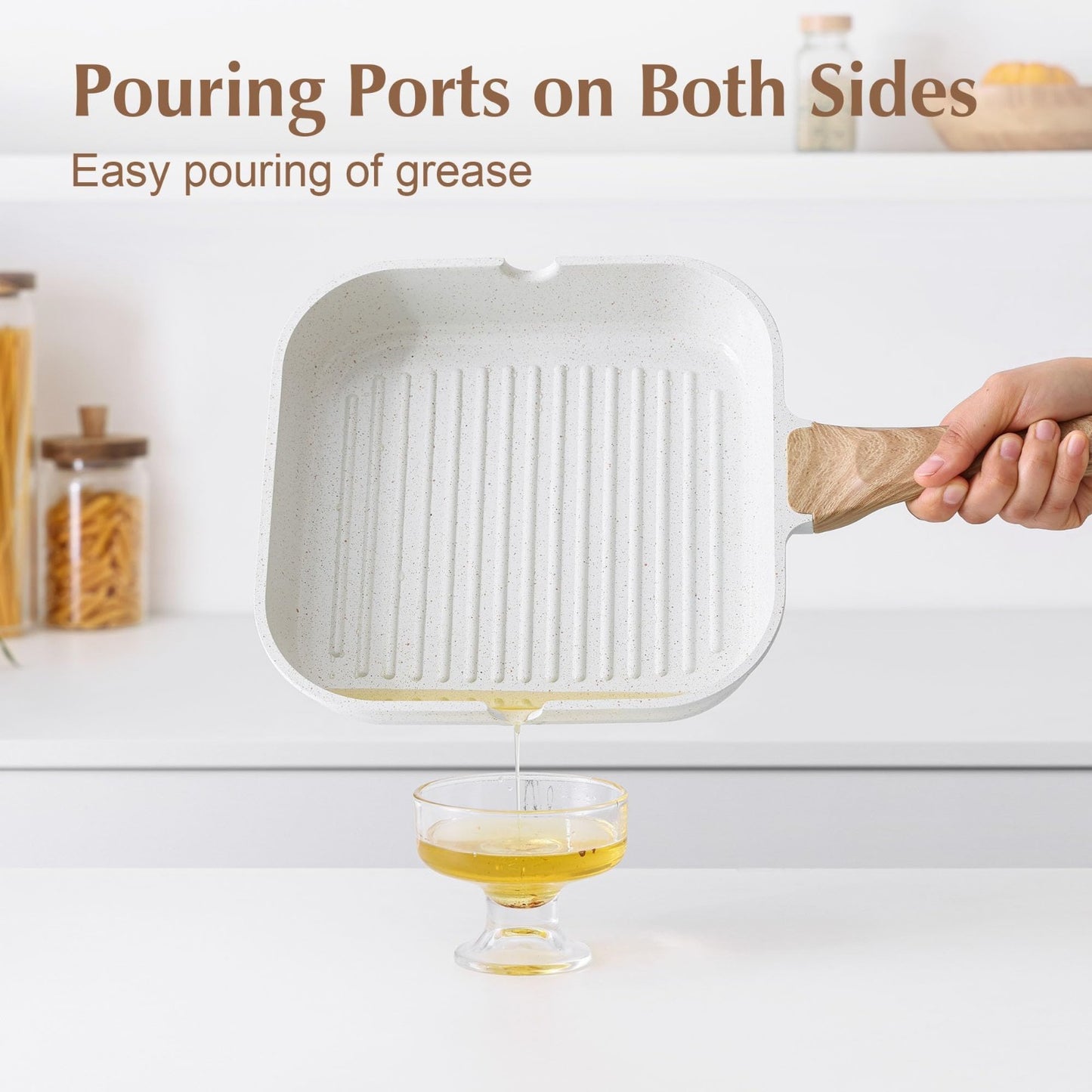 Optimized eBay Title:  "12-Inch Nonstick Ceramic Grill Pan - Durable, Non-Toxic5
