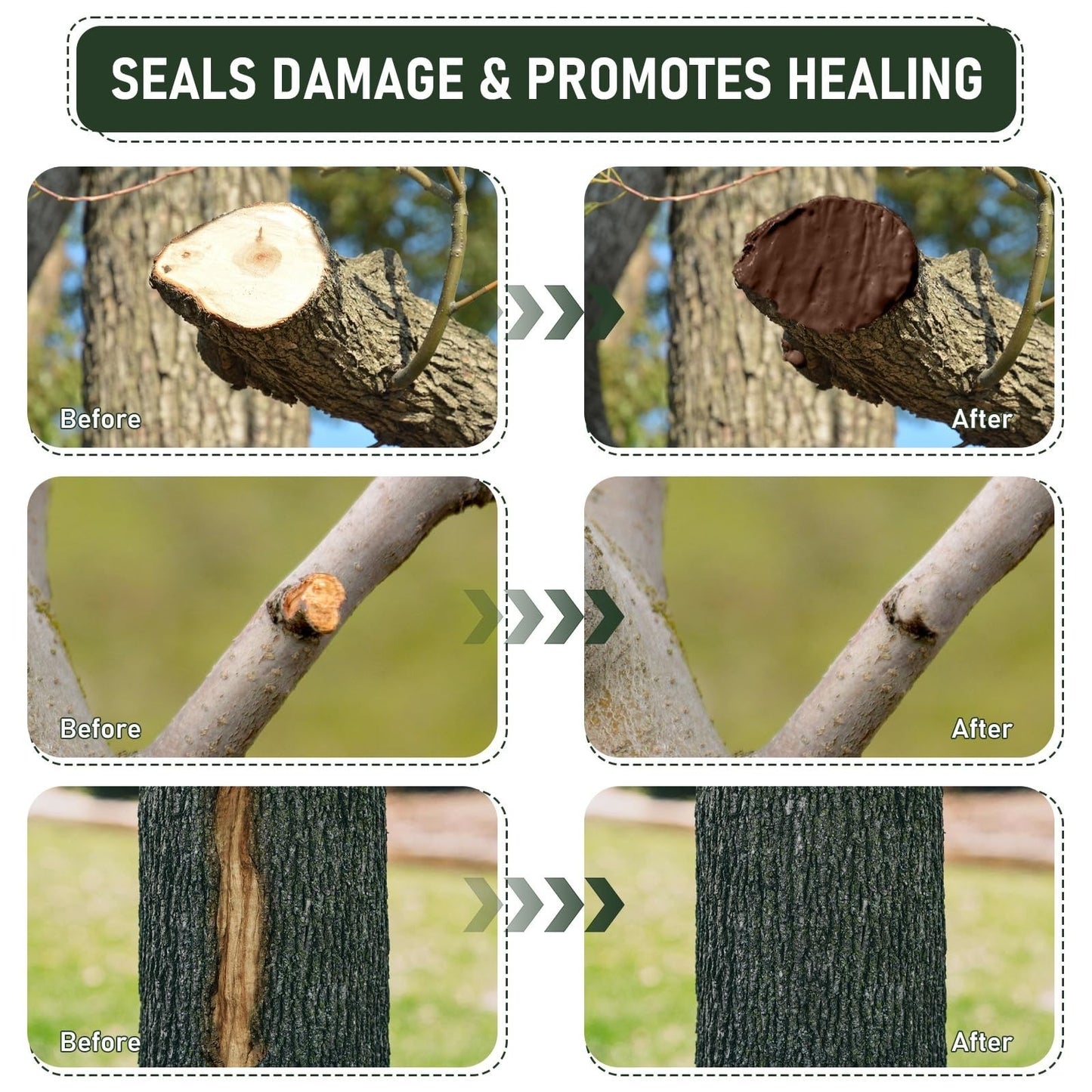 1 Gallon Tree Wound Sealer & Dressing - Effective Pruning Sealant for Bark Repai2