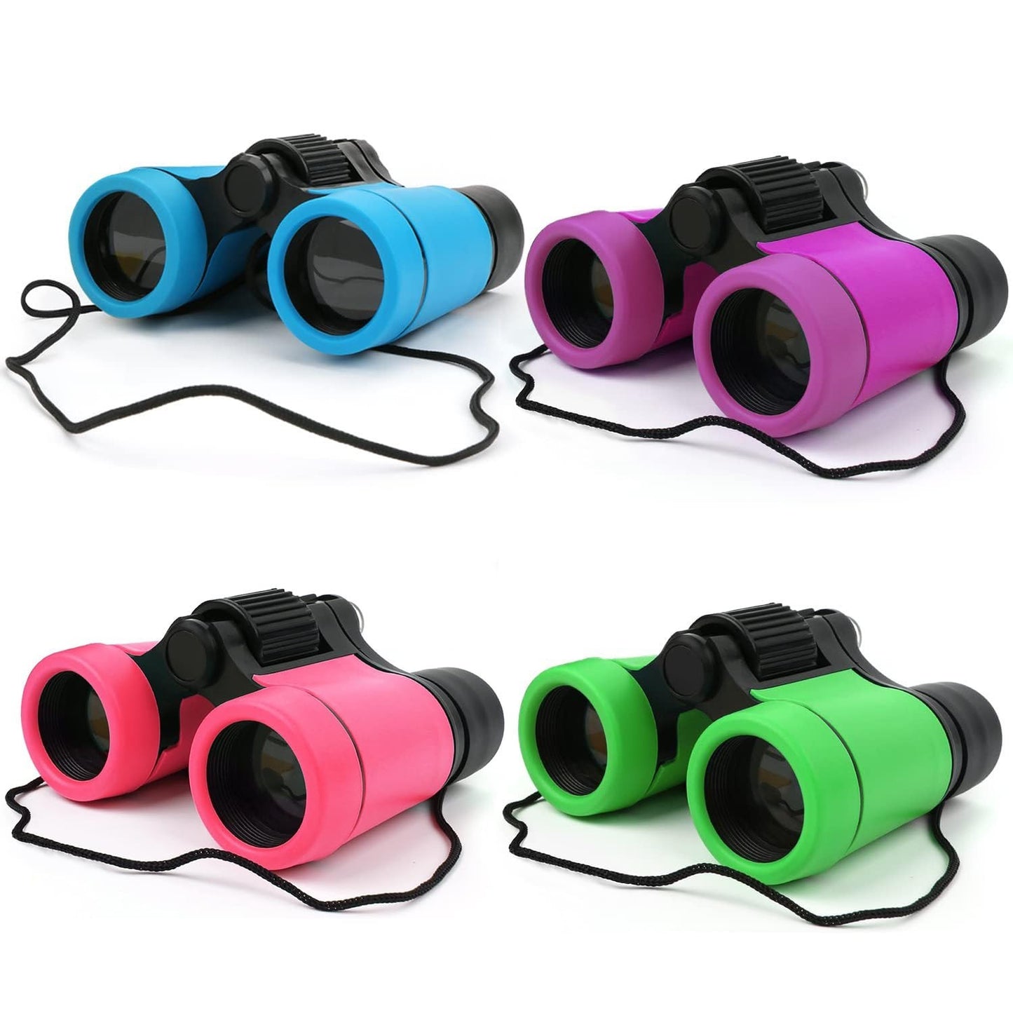 Kids Shockproof Binoculars Set for Ages 3 12   Bird Watching, Hiking, Learning T1