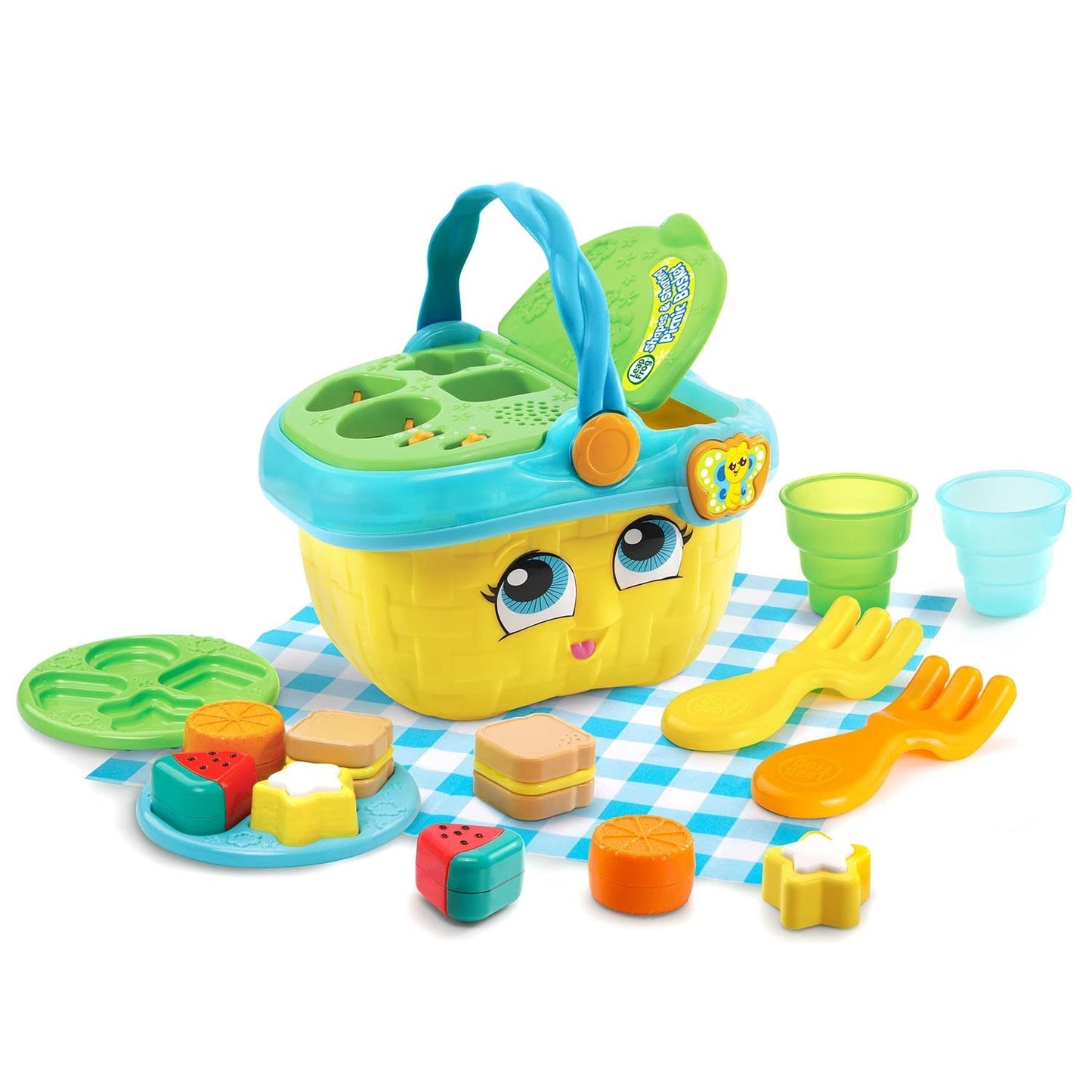 Shapes & Sharing Picnic Basket Toy   Educational Playset for Kids, Fun Learning1