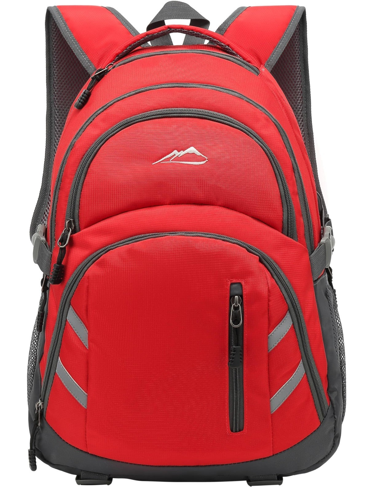 College Laptop Backpack with USB Charging Port, Anti Theft, Fits 15.6"   Red1