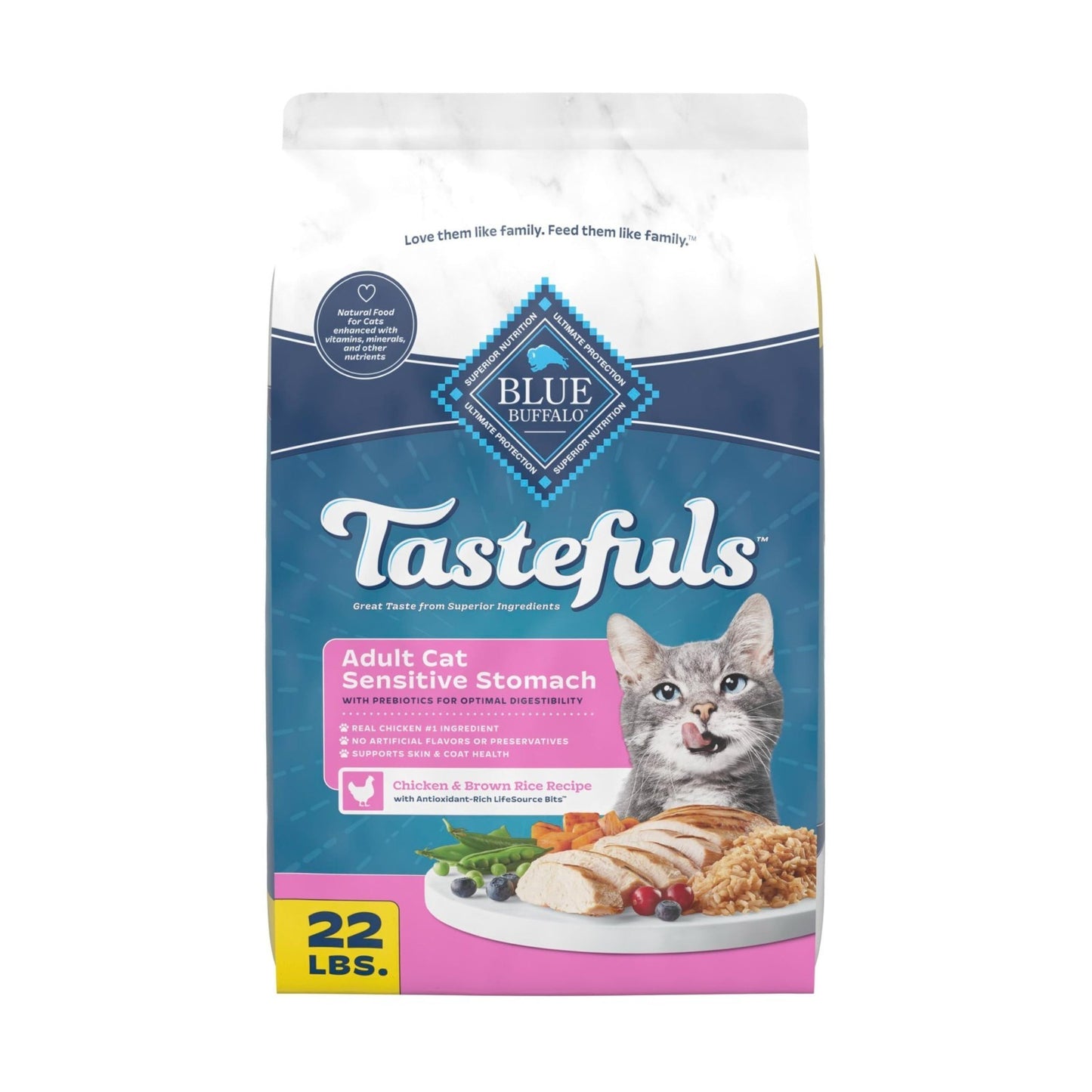 Indoor Dry Cat Food   Chicken Flavor, 22 lb   Healthy & Nutritious for Adult Cat1