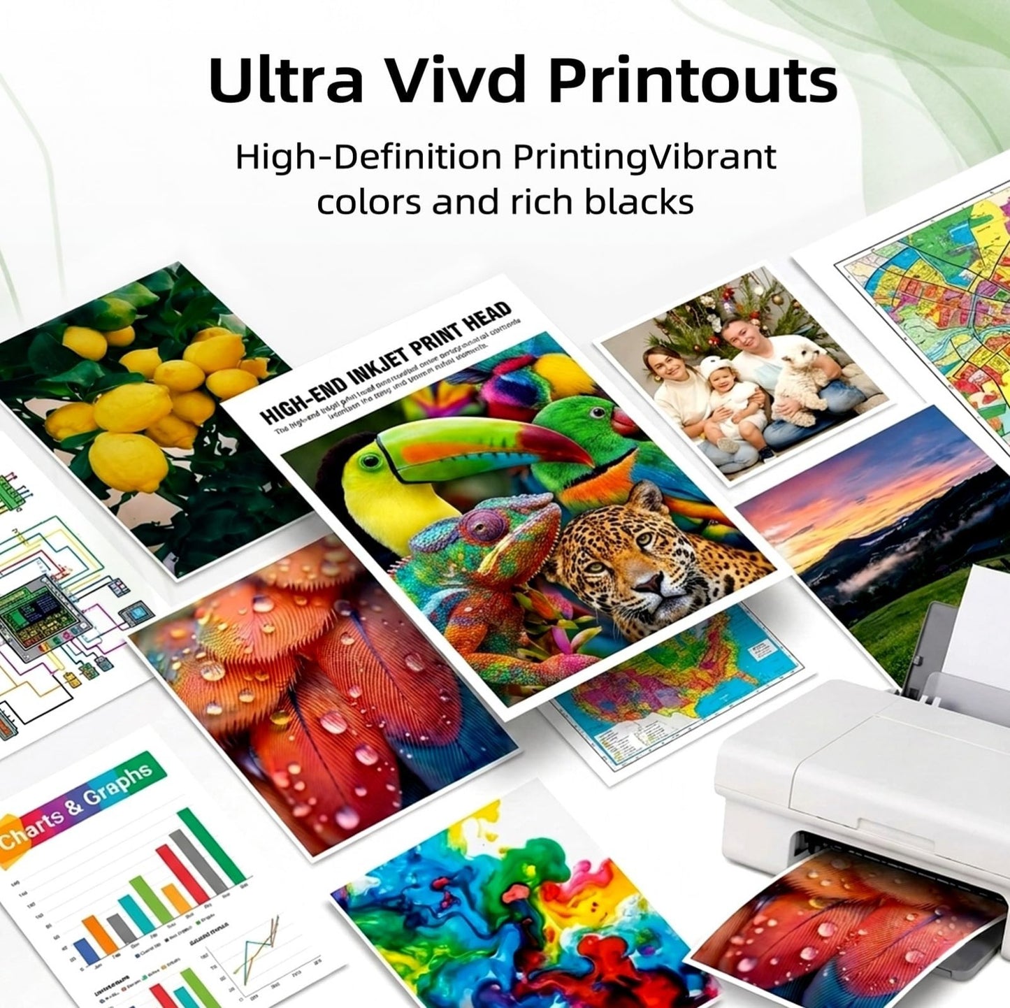 High-Yield 63XL Ink Cartridge Combo Pack - Black & Color for Envy, Officejet, De5