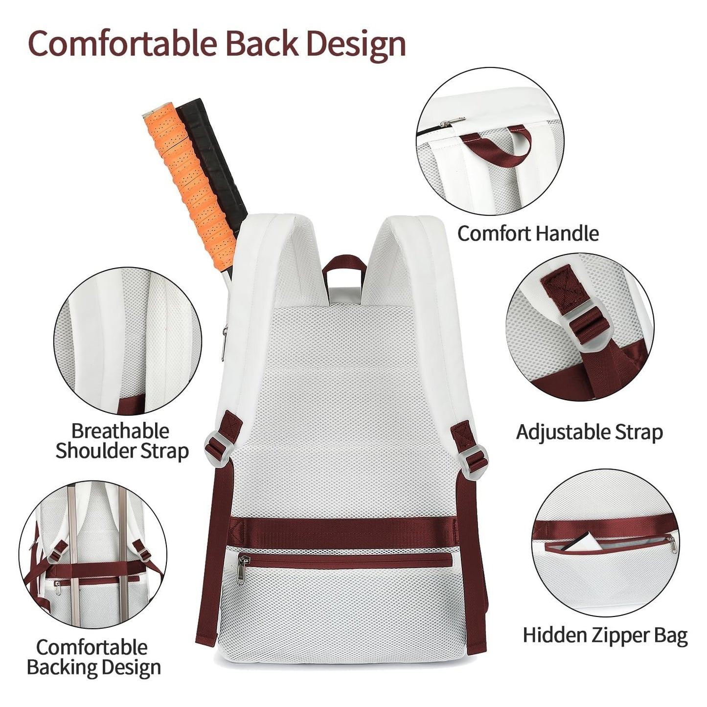 Waterproof Gym Duffel Backpack with Shoe Compartment, 4 Carry Methods, Sports &3