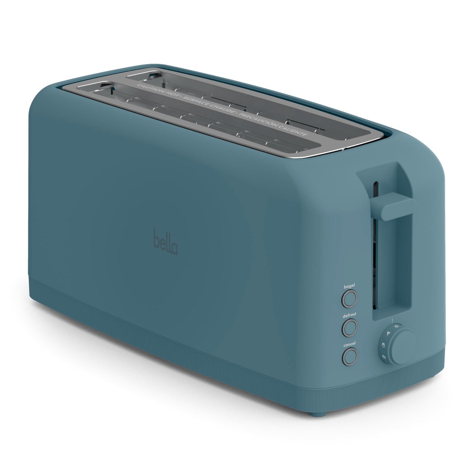 Slim 4 Slice Toaster, Extra Long & Wide Slots, Compact Design, Kitchen Essential1