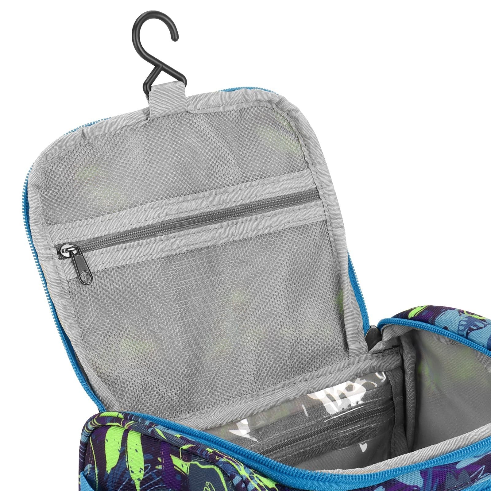 Kids Duffle Bag for Boys - Overnight Travel Gym Bag with Toiletry Pouch, Blue4
