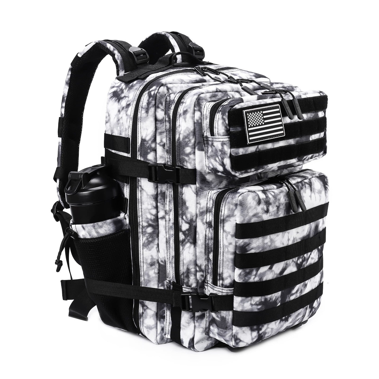 Tactical 45L Military Backpack for Men & Women   3 Day Assault Rucksack, Molle S1