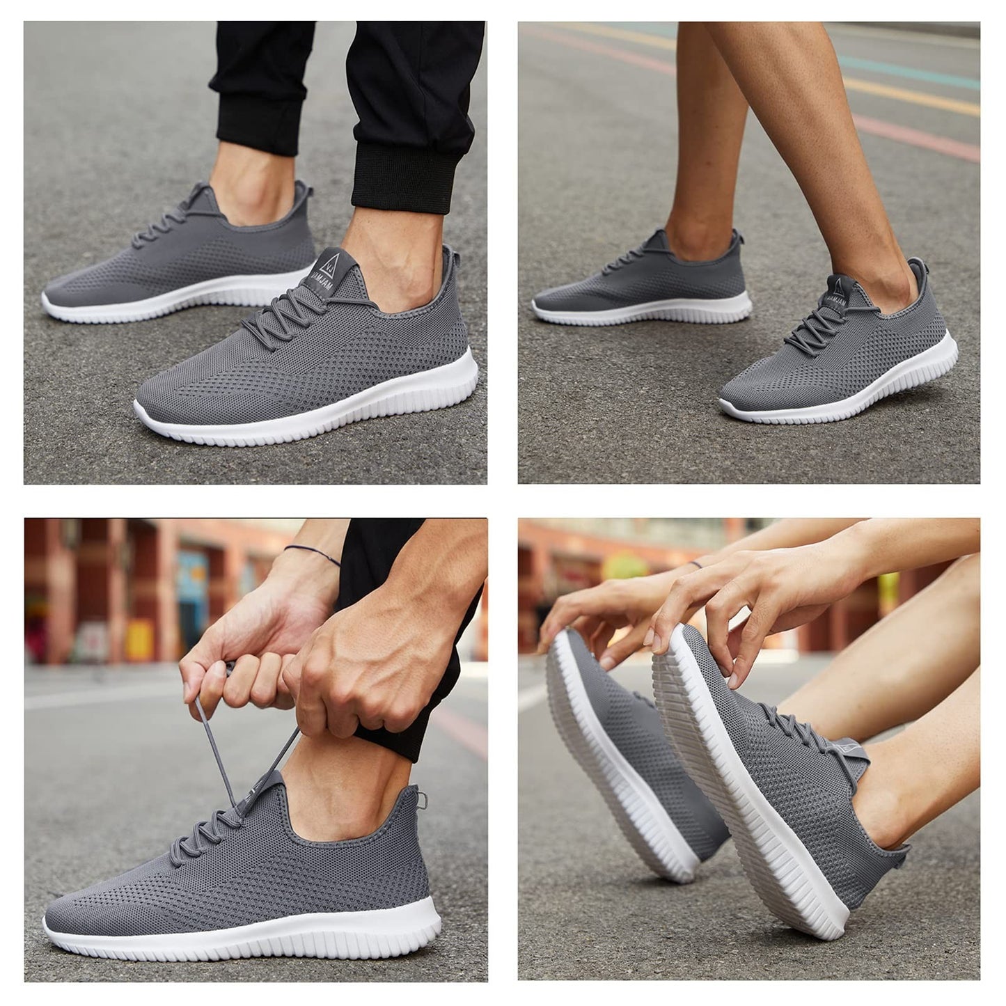 Ultra Lightweight Men's Running Shoes - Breathable Non-Slip Athletic Sneakers fo7