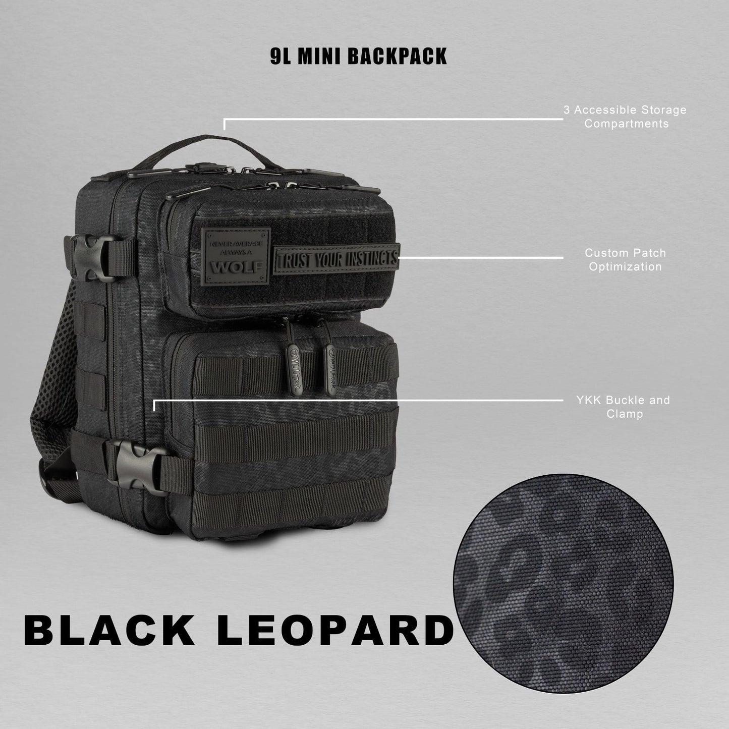 Compact Tactical Backpack for Men & Women | Lightweight Everyday Carry Gym Bag2