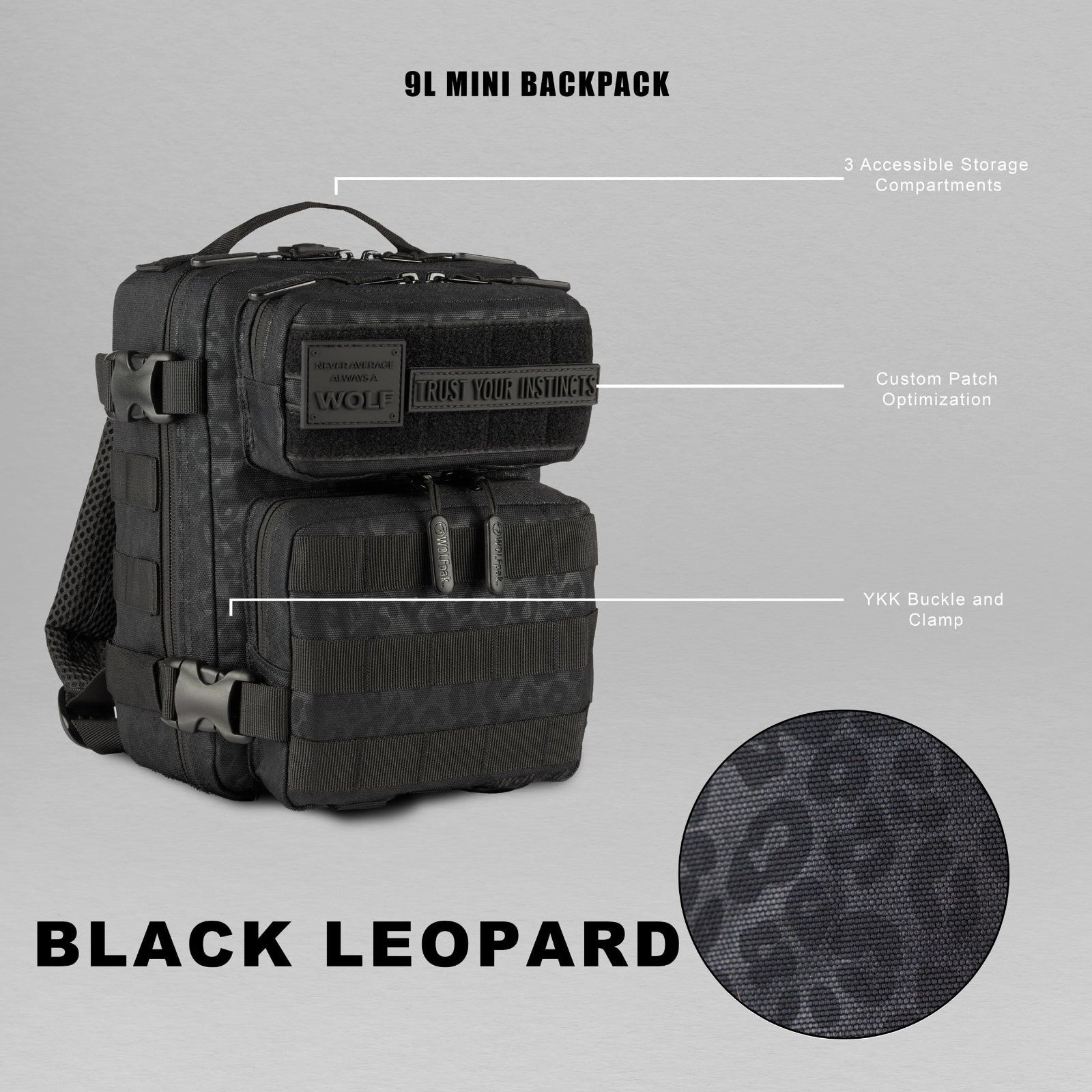 Compact Tactical Backpack for Men & Women | Lightweight Everyday Carry Gym Bag2